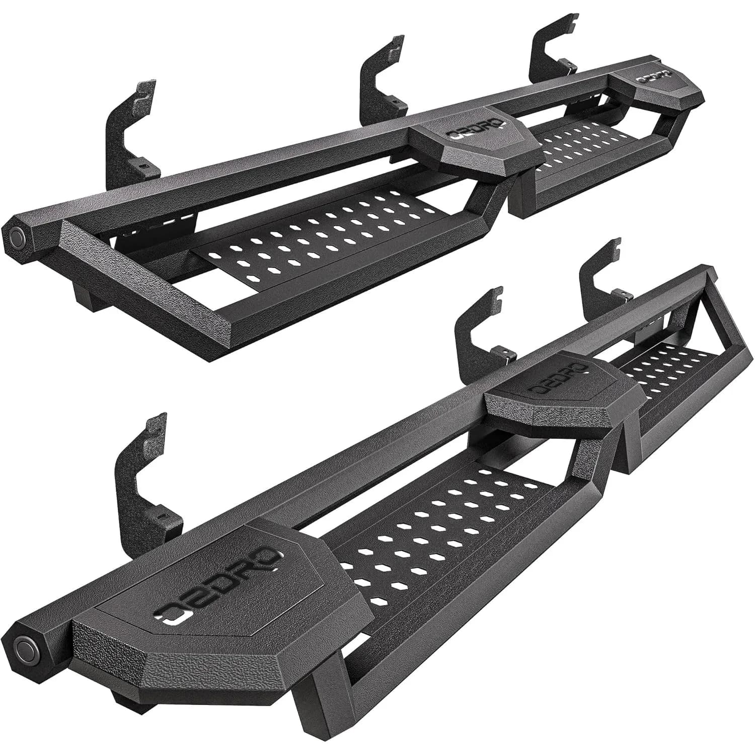 OEDRO 6.8 inches Running Boards Compatible with 2019-2026 Chevy Silverado/GMC Sierra 1500, 2020-2026 2500HD 3500HD Crew Cab, Bed Access Side Steps