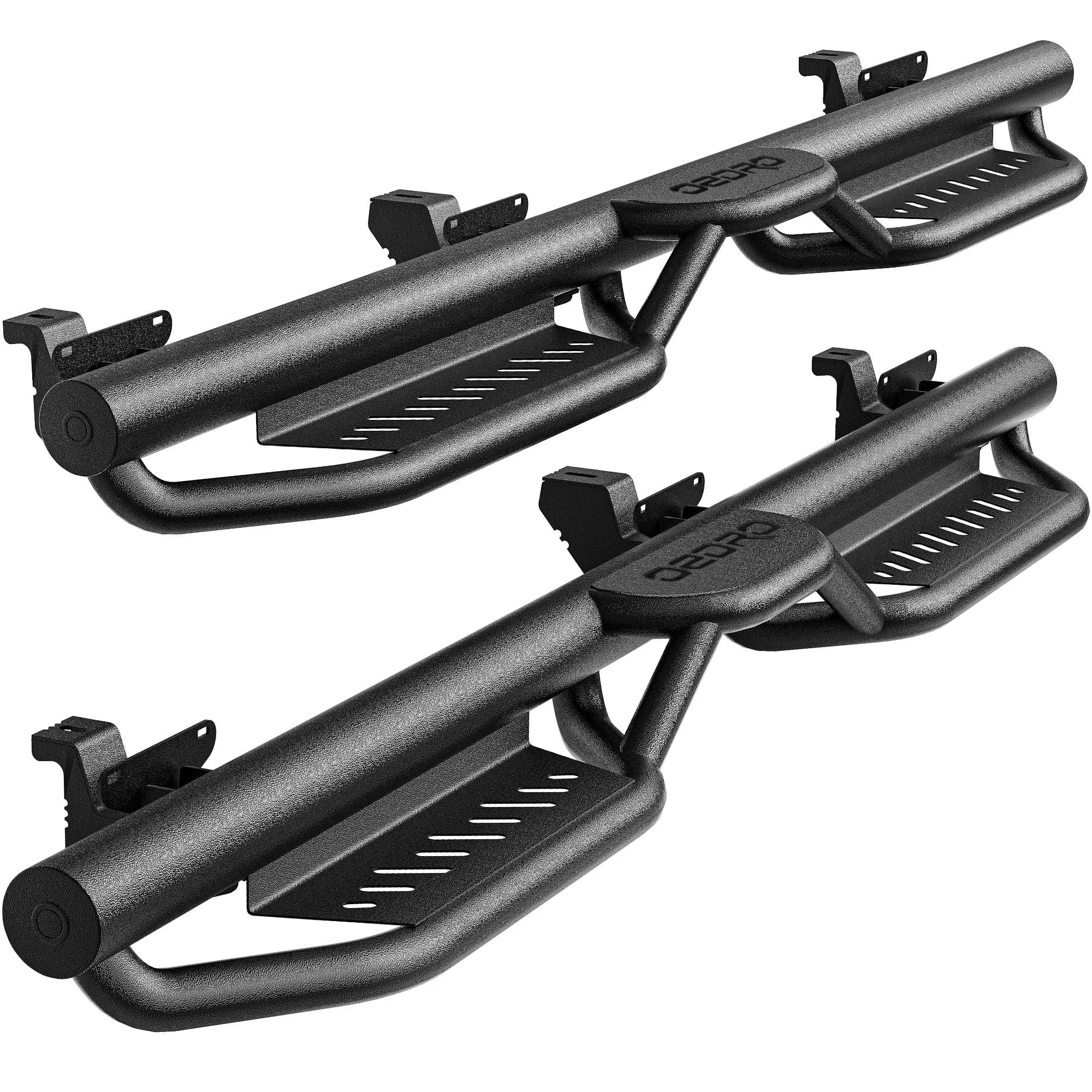 OEDRO Running Boards Fit for 2007-2018 Jeep Wrangler JK 4 Door , 6-Inch Drop Side Steps for JKU Unlimited, Steel Nerf Bar Rails