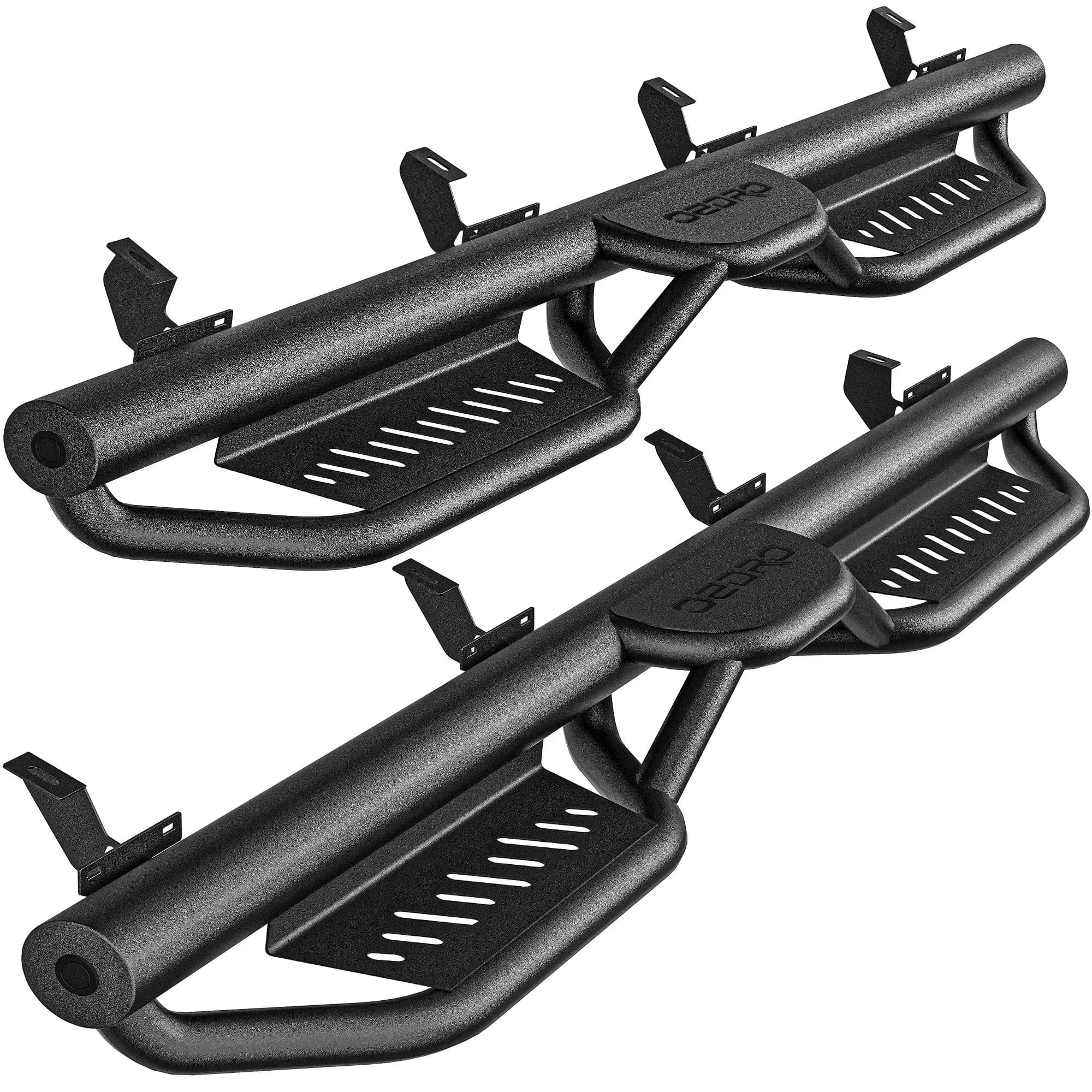 OEDRO Running Boards Fit for 2020-2026 Jeep Gladiator JT 4 Door, 6-Inch Drop Side Steps for JKU Unlimited, Steel Nerf Bar Rails