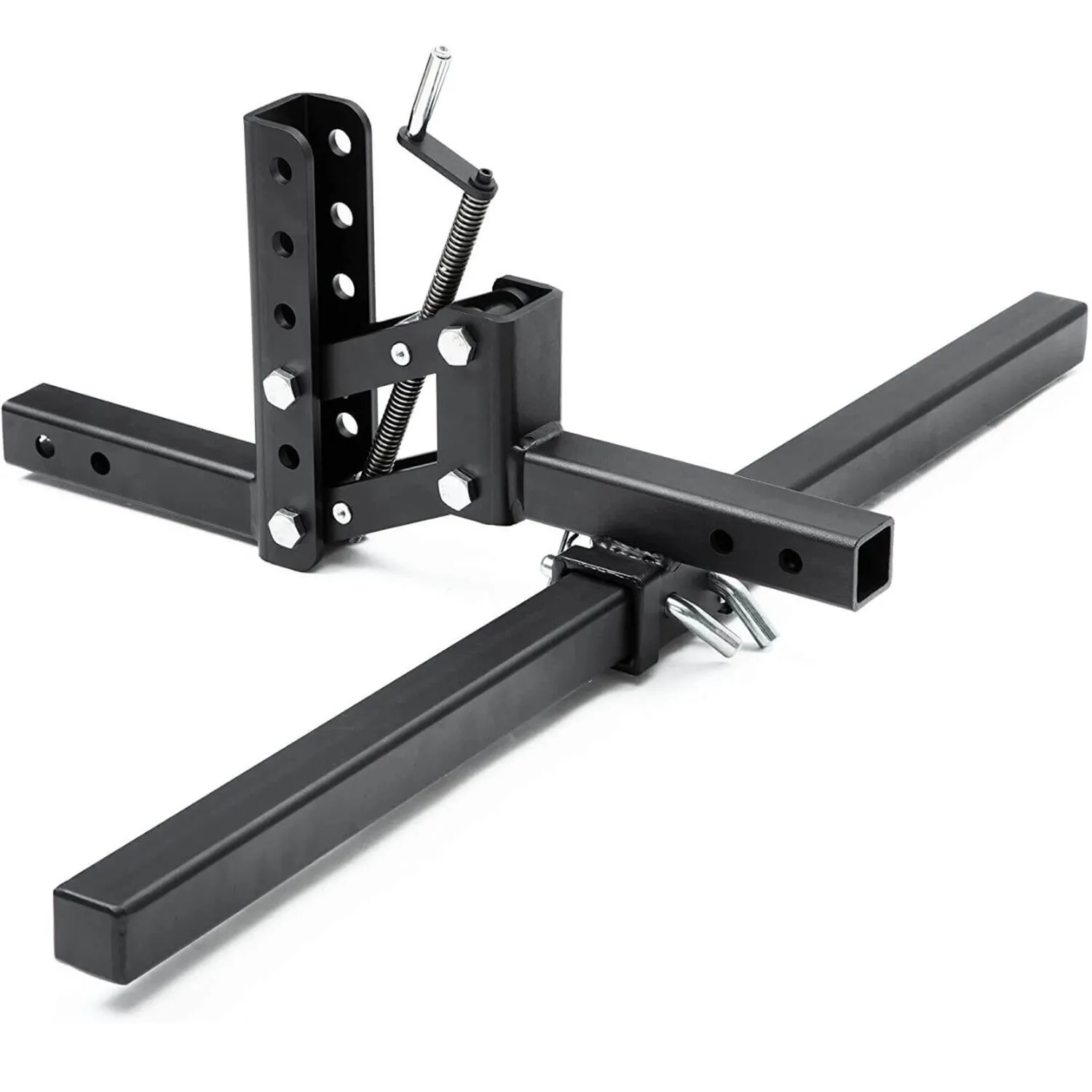 YITAMOTOR Manual Quick Implement Lift 1-Point System for ATV UTV, 2" Receiver Hitch, Adjustable Height & Angle