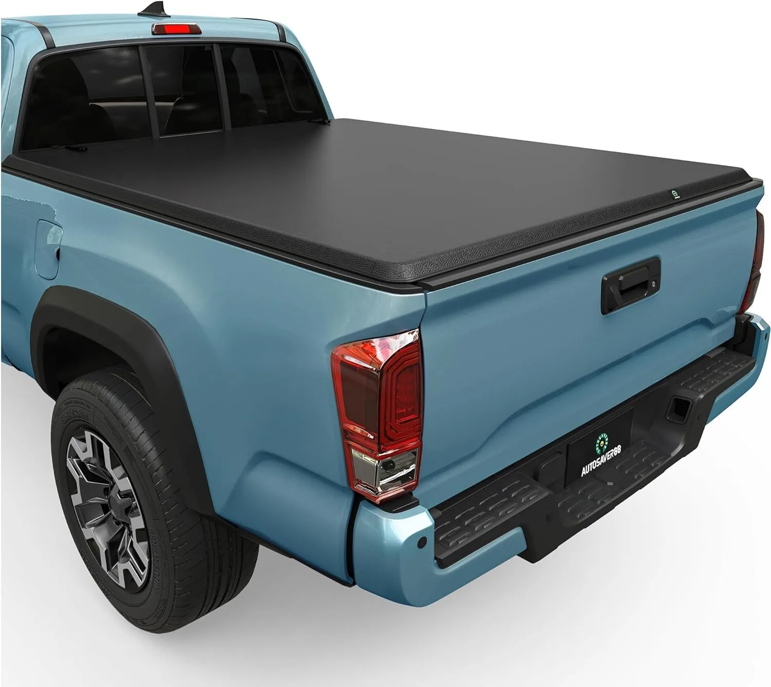YITAMOTOR Soft Roll Up Tonneau Cover for 2016-2023 Toyota Tacoma 5ft Bed with Deck Rail System, Waterproof Truck Bed Cover, Pickup Bed Cover
