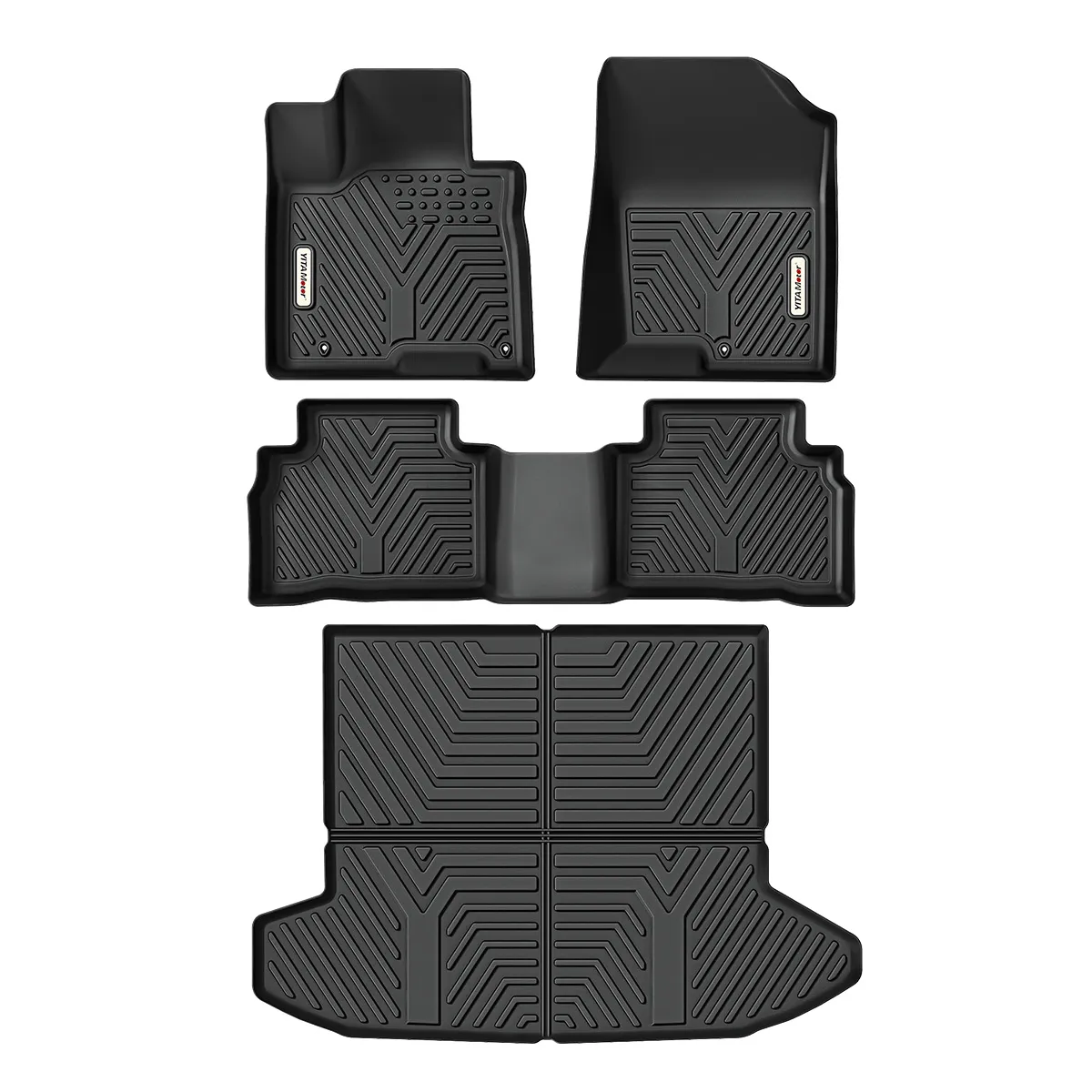 YITAMOTOR Floor Mats & Cargo Liner for Hyundai Tucson 2022-2026 TPE All Weather