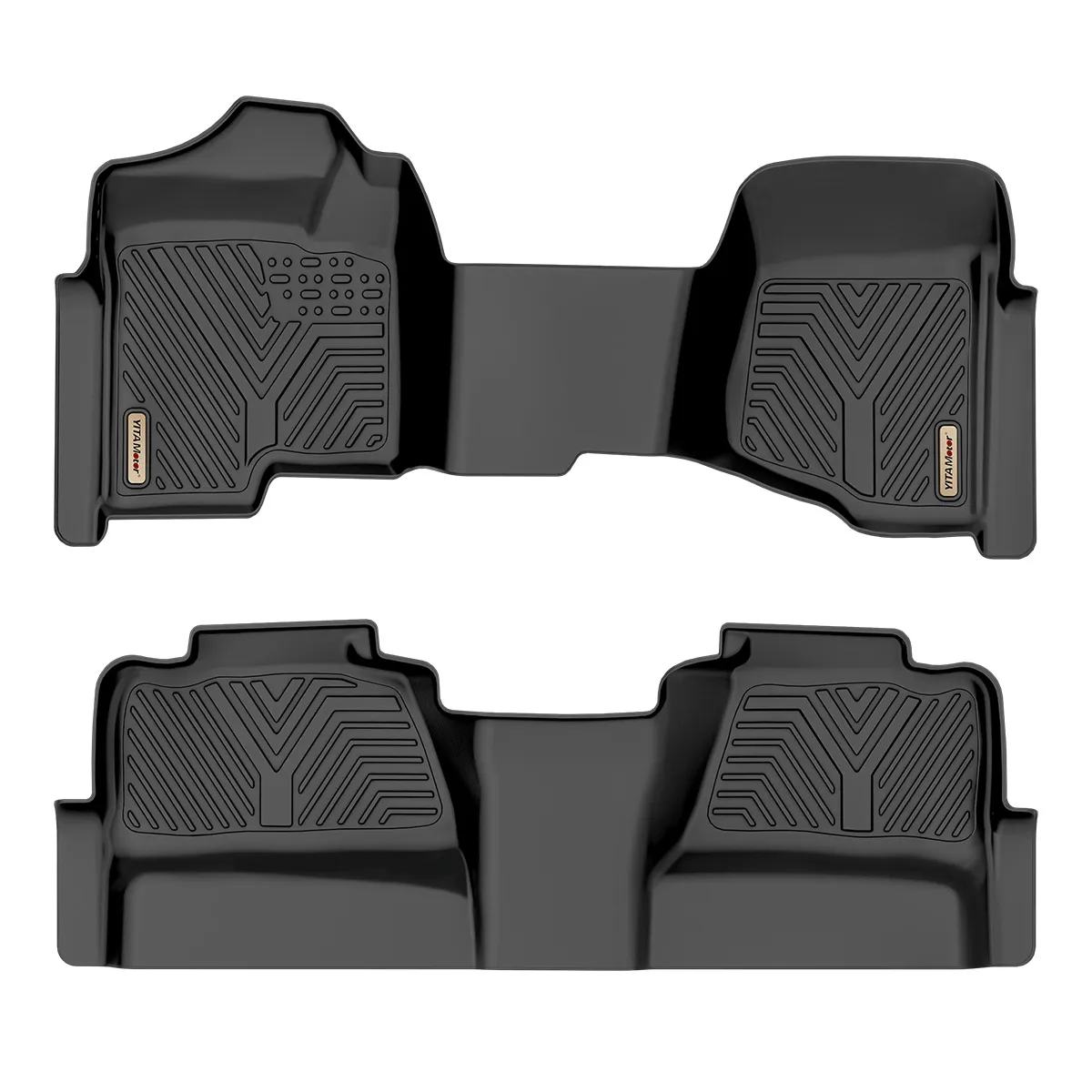 YITAMOTOR Floor Mats for Chevy Silverado GMC Sierra 2007-2014 Crew Cab