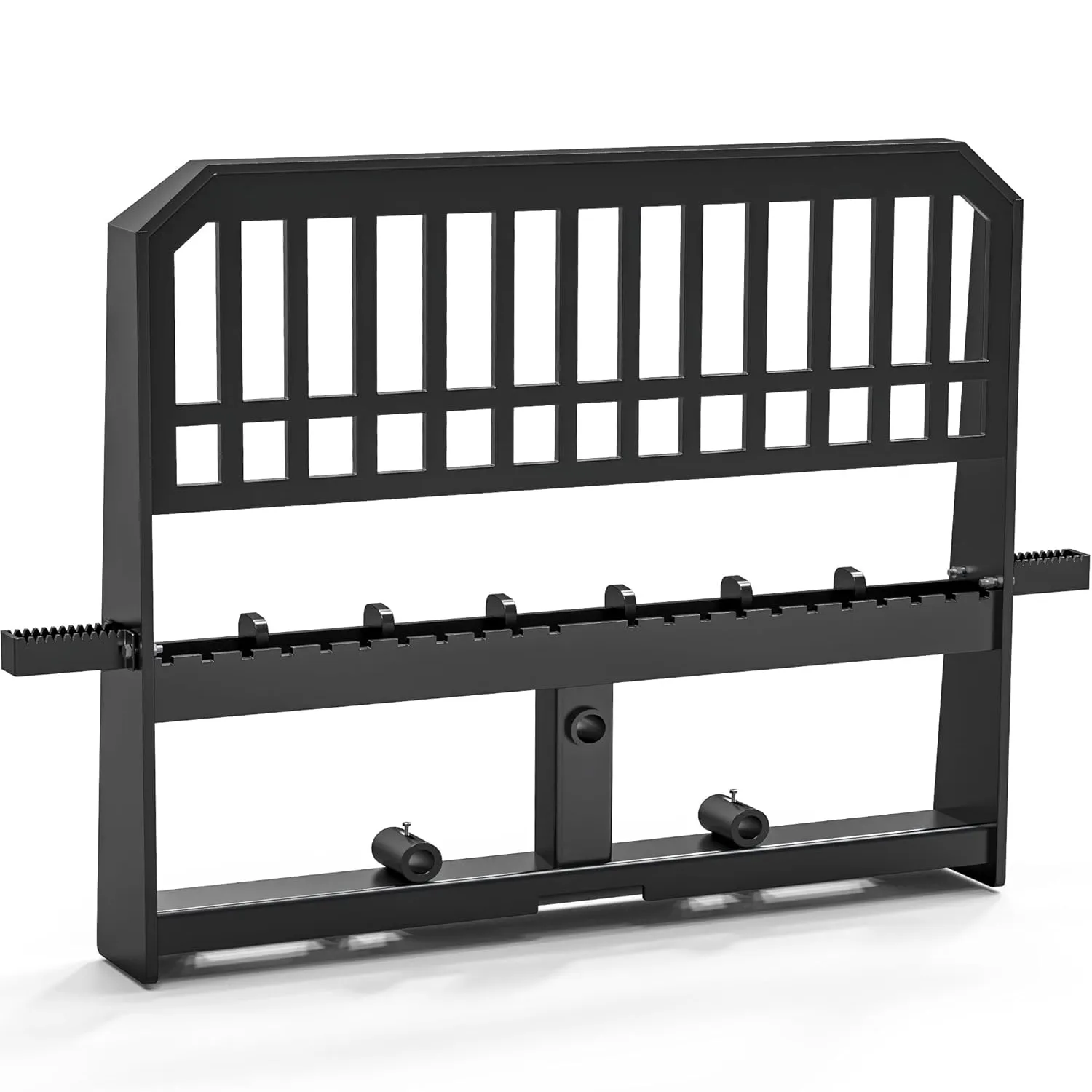 YITAMOTOR 45" Pallet Fork Frame Attachment, 4000 LBS Capacity with 2" Receiver Hitch & Spear Sleeves for Kubota, Bobcat Skid Steers, Loaders & Tractor