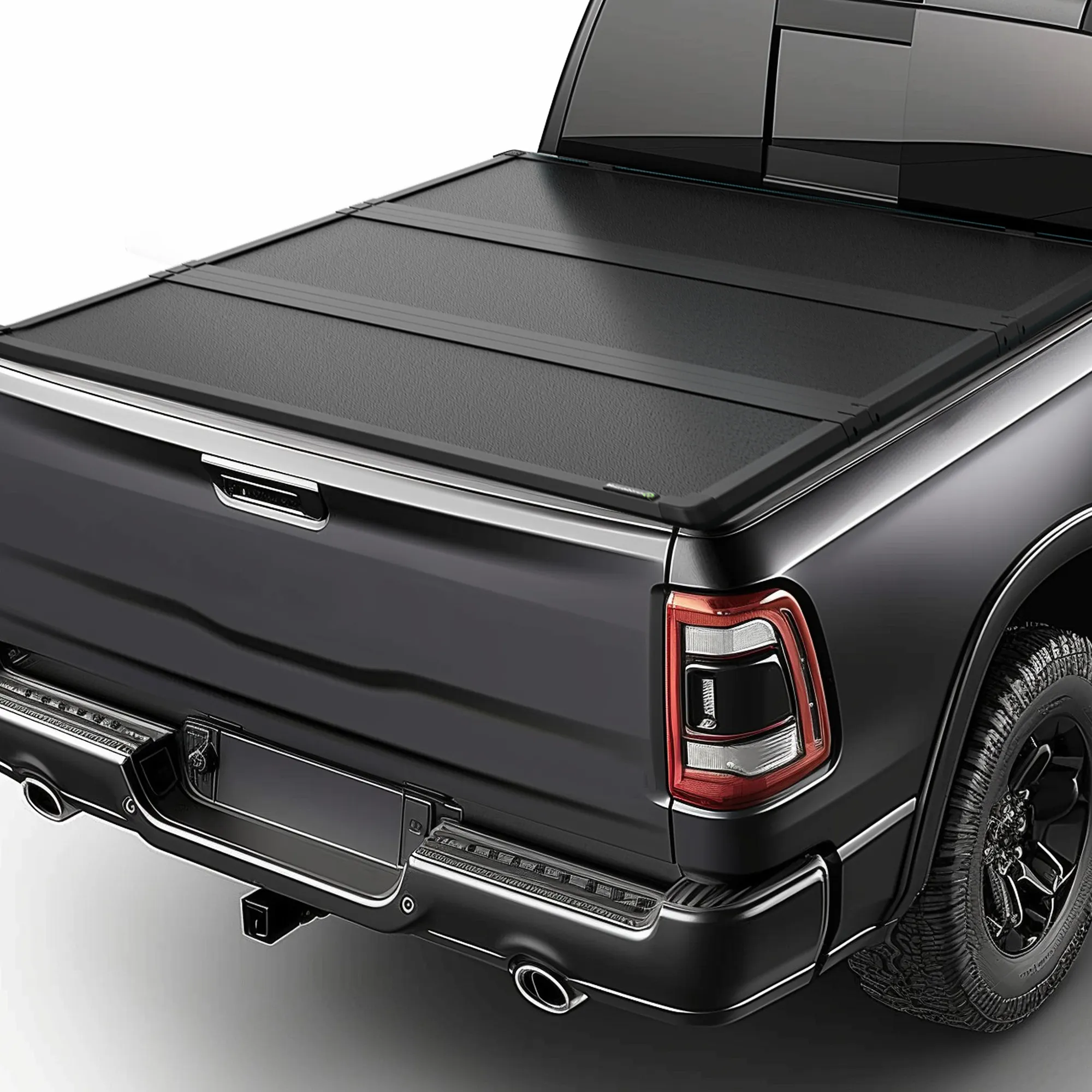 YITAMOTOR FRP Hard Tri-Fold Tonneau Cover for 2009-2026 Ram 1500 Classic & New Body 5.7ft Bed, No Rambox, Folding Truck Bed Cover