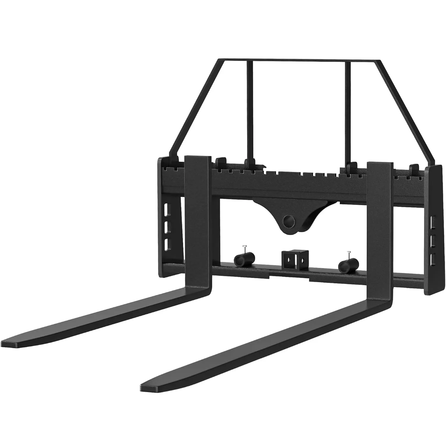 YITAMOTOR 4000lbs Skid Steer Pallet Fork Attachment with 48" Fork Blades, Quick Tach Loader Fork