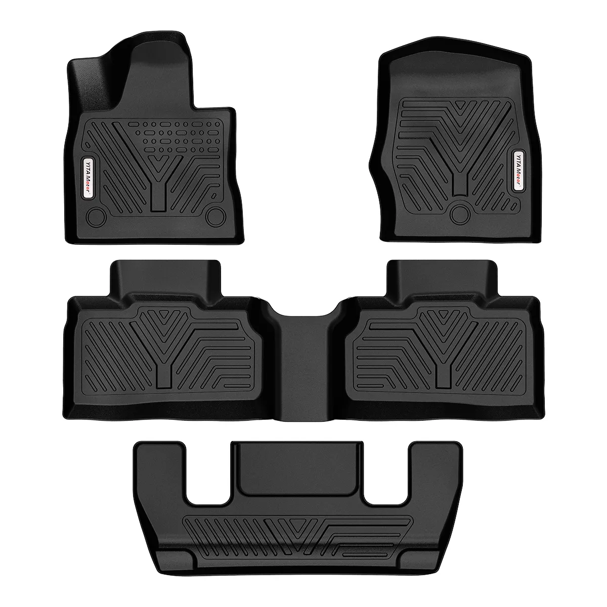 YITAMOTOR Floor Mats for 2020-2026 Ford Explorer 6-Passenger | TPE Liners