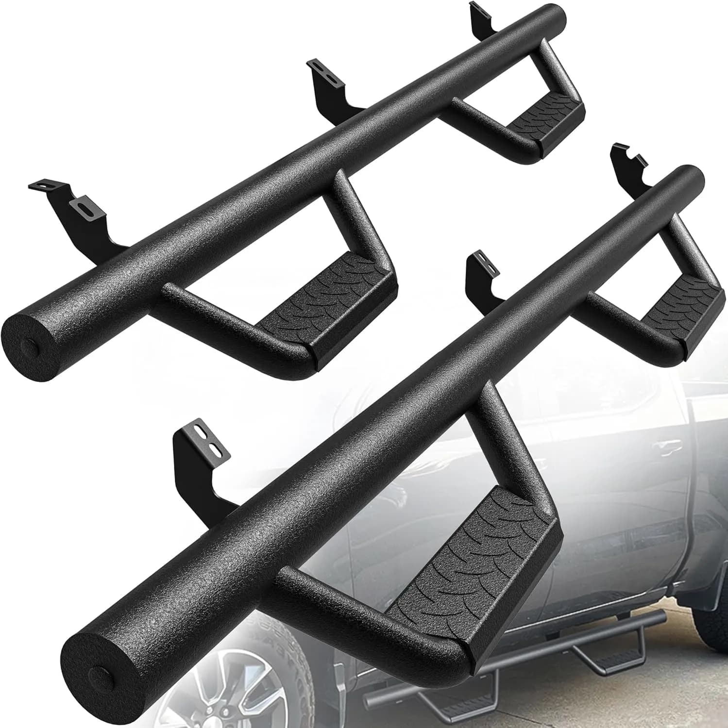 YITAMOTOR Running Boards for 2024-2026 Toyota Tacoma Double Cab | 3.5" Drop Step Nerf Bars