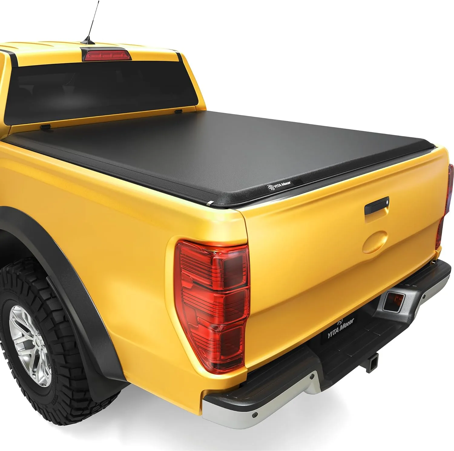 YITAMOTOR Soft Roll Up Tonneau Cover for 2022-2026 Ford Maverick 4.5ft Bed, Truck Bed Cover with Secure Locking System