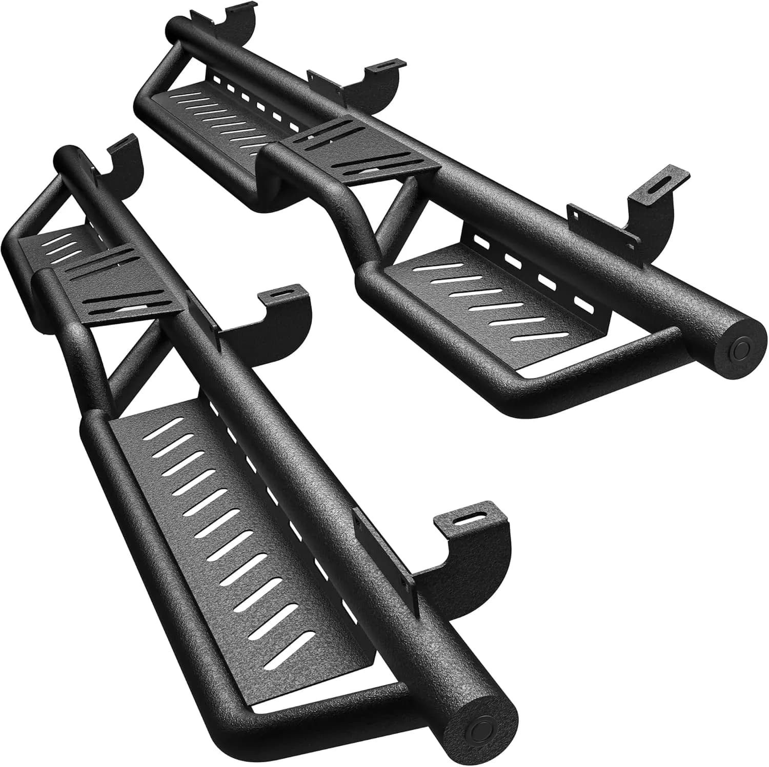 YITAMOTOR 2-Step Running Boards for 2007-2018 Jeep Wrangler JK 4-Door
