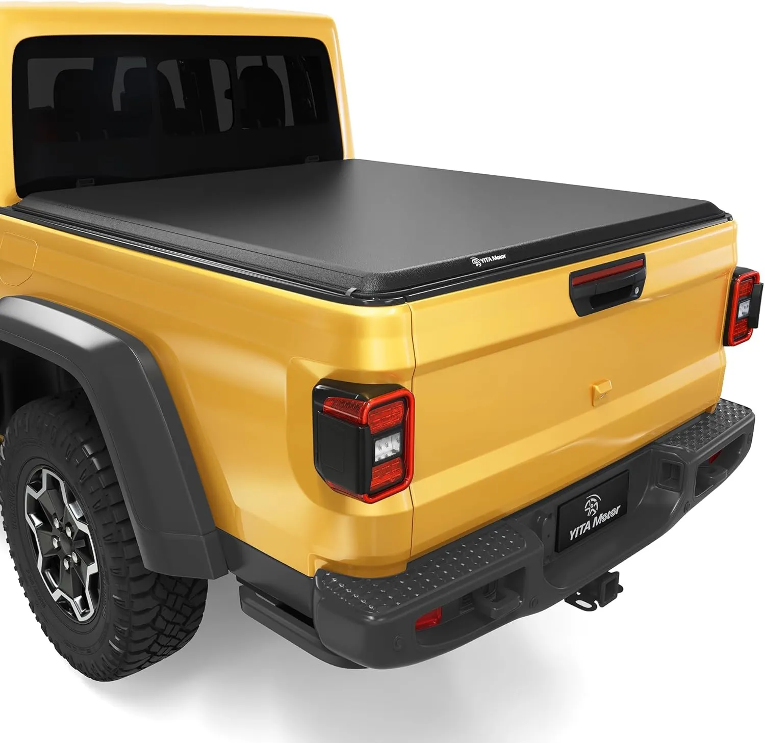 YITAMOTOR Soft Roll Up Tonneau Cover for 2020-2026 Jeep Gladiator JT 5ft Bed | Waterproof Truck Bed Cover