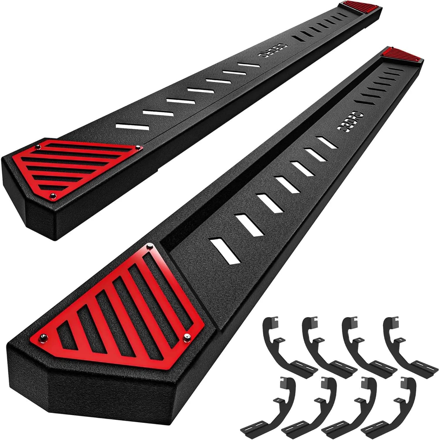 OEDRO® Running Boards for 2019-2026 Chevy Silverado/ GMC Sierra 1500 Crew Cab; 2020-2026 Silverado/ Sierra 2500HD 3500HD (Excl. 2019 1500 LD)