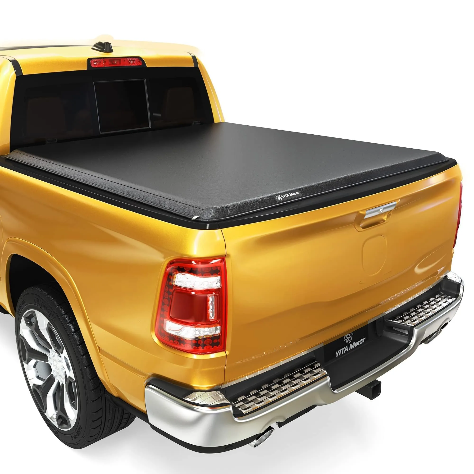 YITAMOTOR Soft Roll Up Tonneau Cover for Ram 1500 Classic 2500 3500 6.4ft Bed