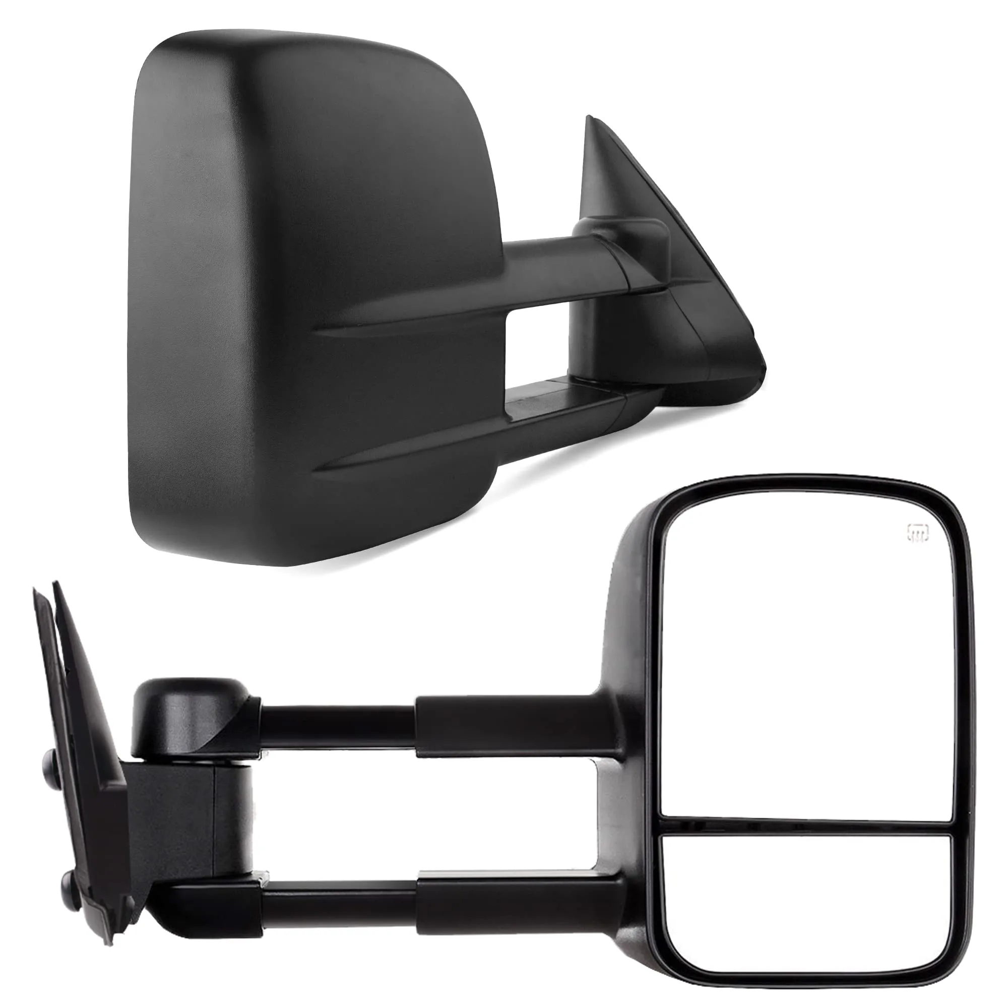 YITAMOTOR Tow Mirrors for 1999-2002 Silverado Sierra | Power Heated