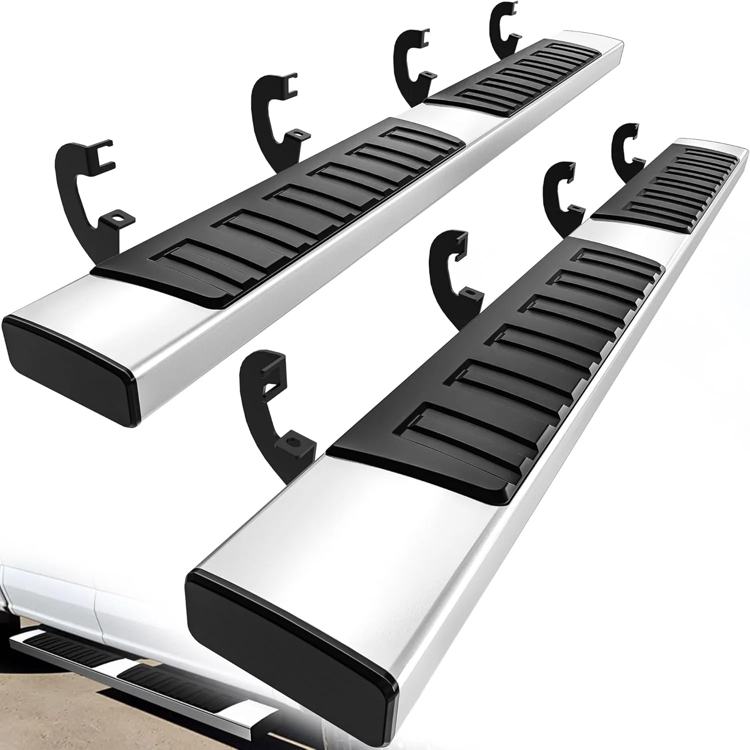 YITAMOTOR 6" Running Boards for 2007-2018 Silverado Sierra Crew Cab