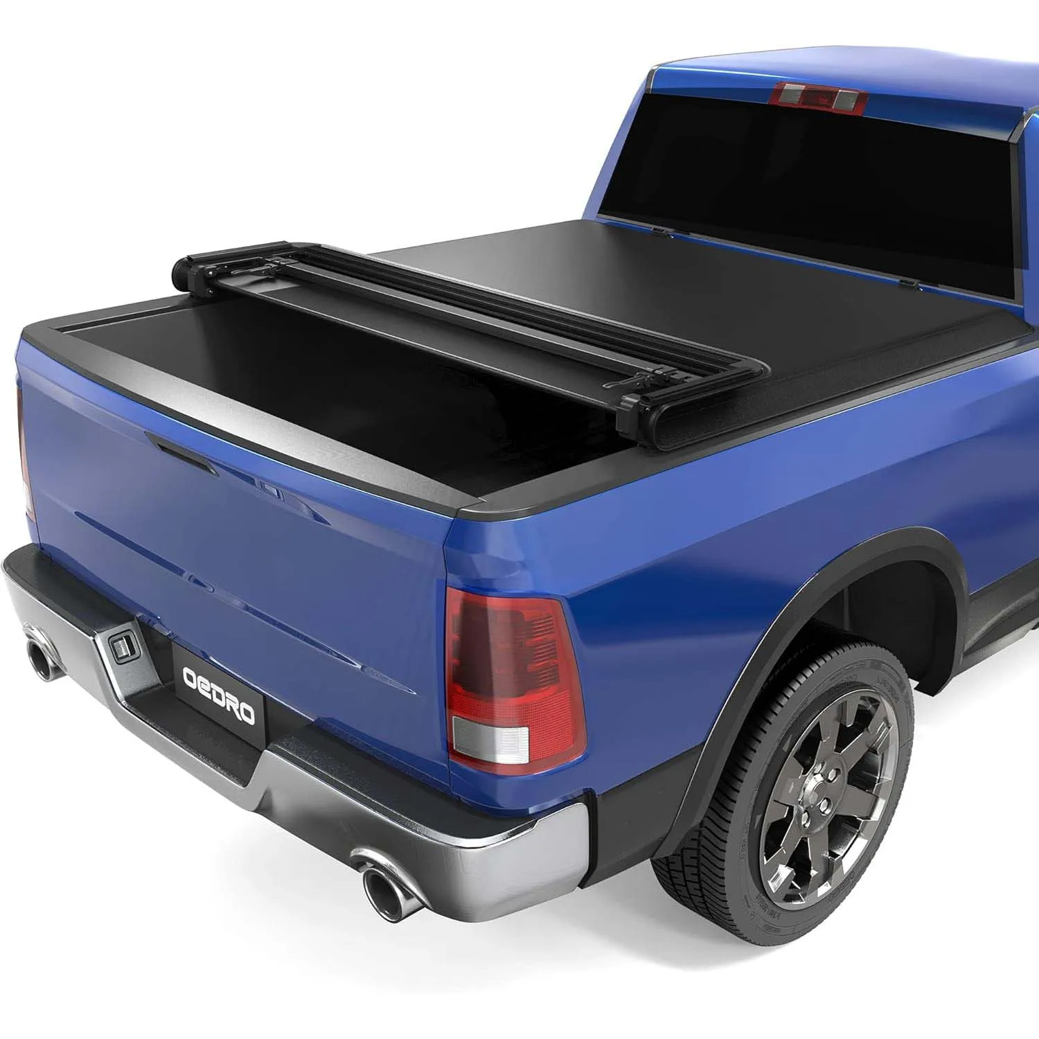 OEDRO 5.6Ft Soft Quad Fold Truck Bed Tonneau Cover for 2009-2026 Dodge Ram 1500 (Inclu. Classic & New Models ) w/o Ram Box