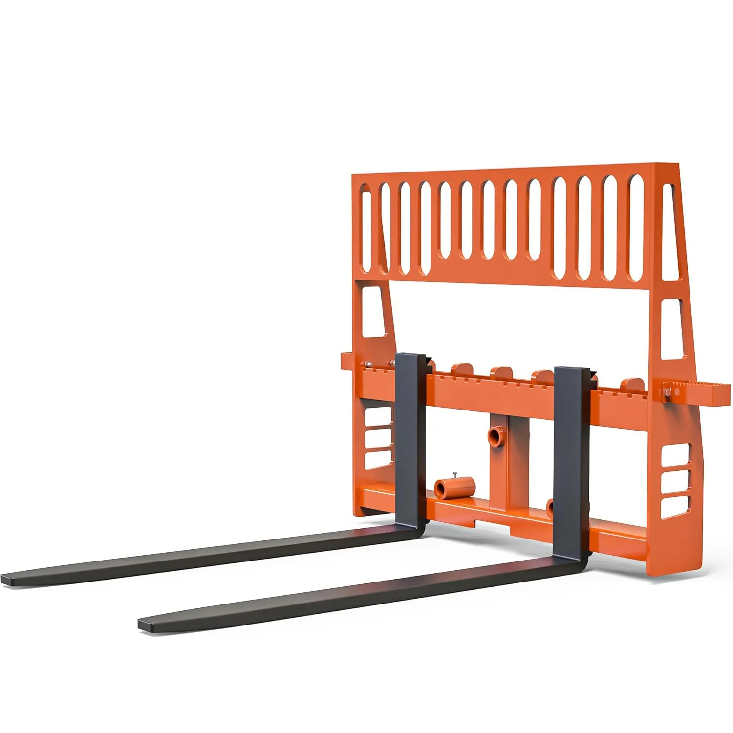 YITAMOTOR 4000lbs HD Skid Steer Pallet Fork Attachment, 48" Fork Blades Quick Tach Loader Fork