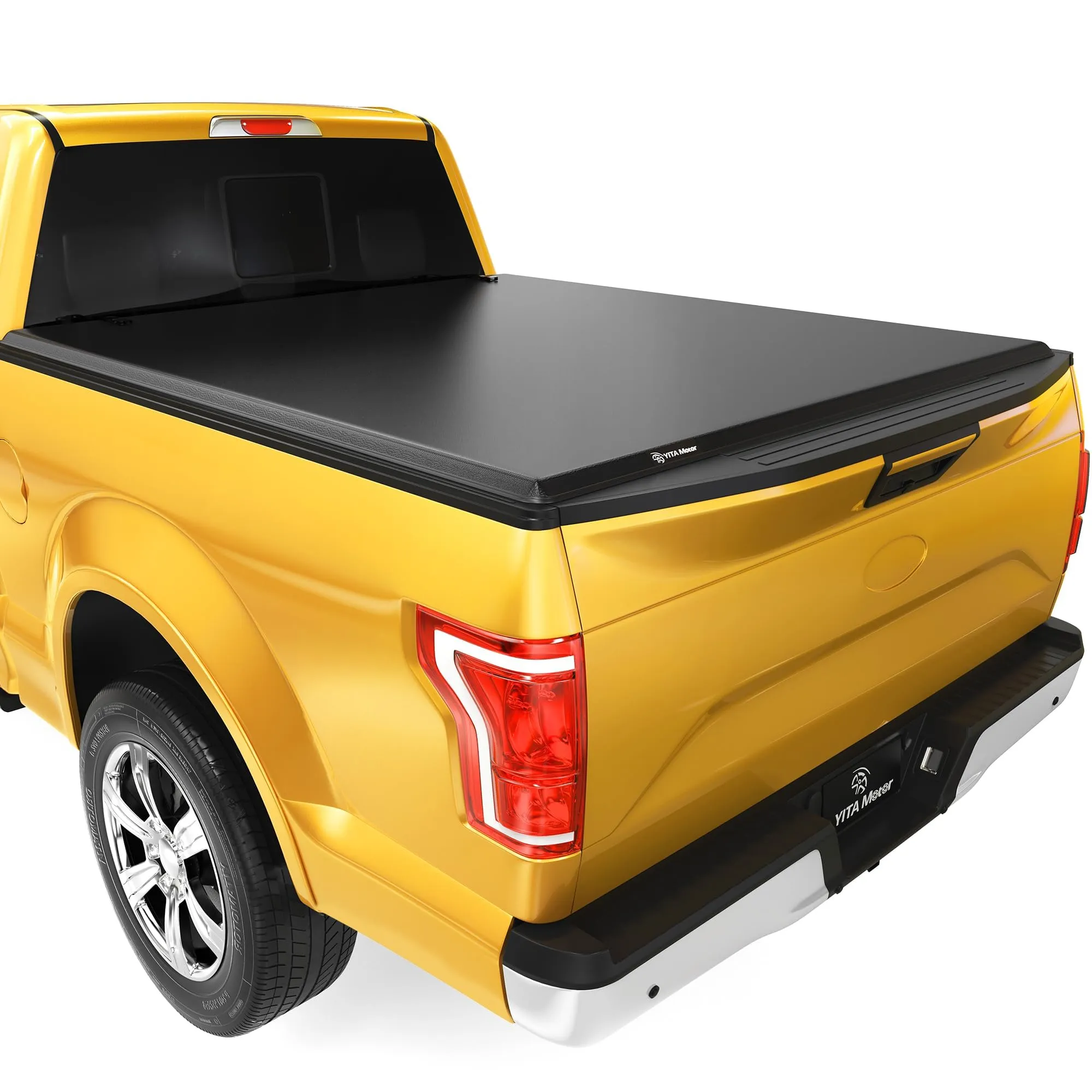 YITAMOTOR Soft Quad-Fold Tonneau Cover for 2015-2026 Ford F-150 5.5ft Bed