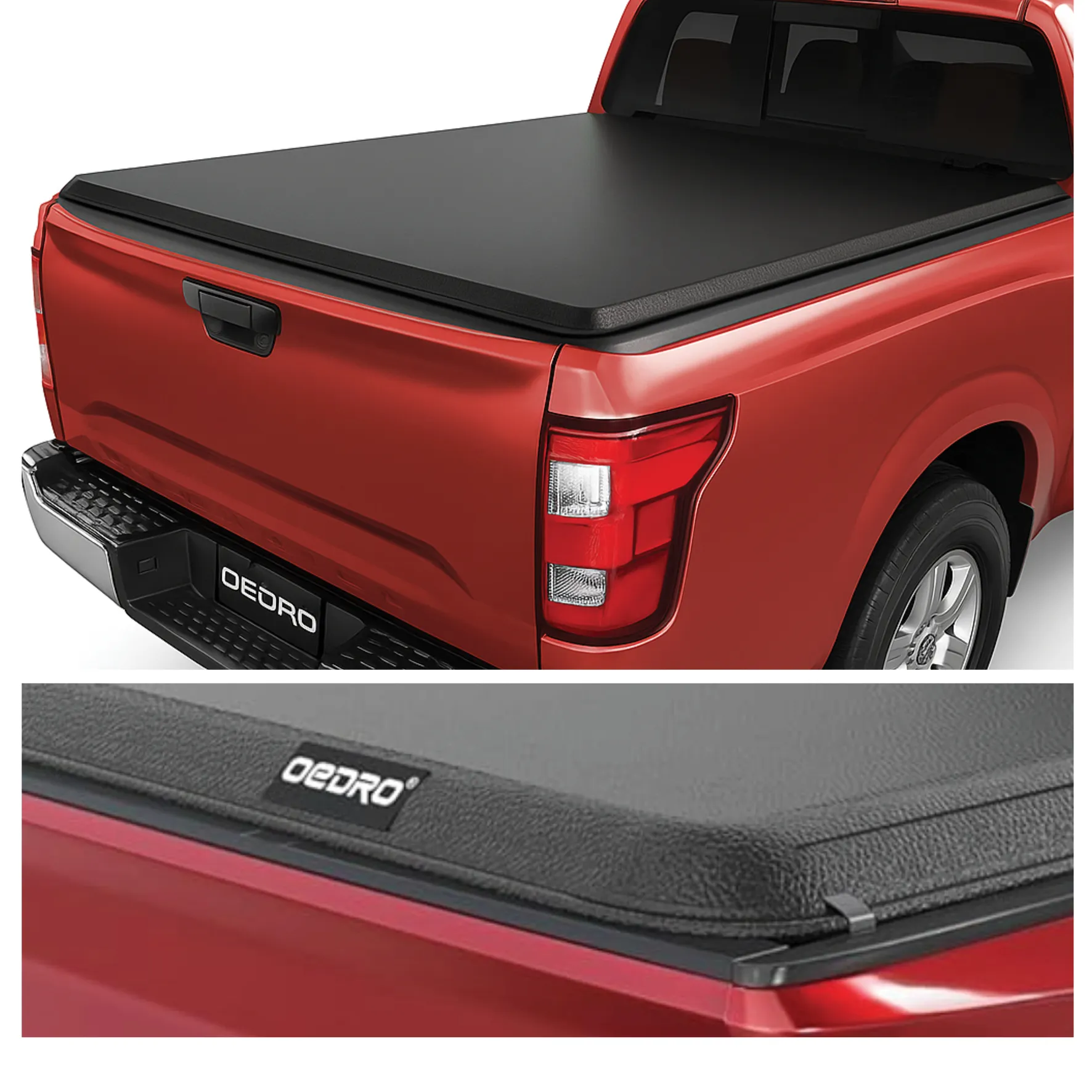 OEDRO 5Ft Soft Roll Up Truck Bed Tonneau Cover for 2005-2026 Nissan Frontier (ONLY for Models with Utili-Track System)