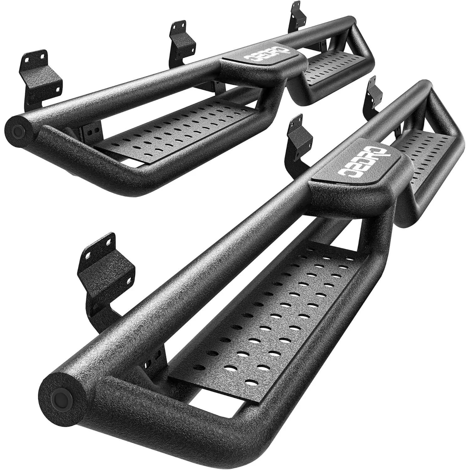 OEDRO 6" Running Boards Fits for 2015-2026 Ford F150 SuperCrew Cab 4-Doors & 2017-2026 F250 F350 Super Duty Supercrew Cab, Bolt-on Side Steps Steel Ne