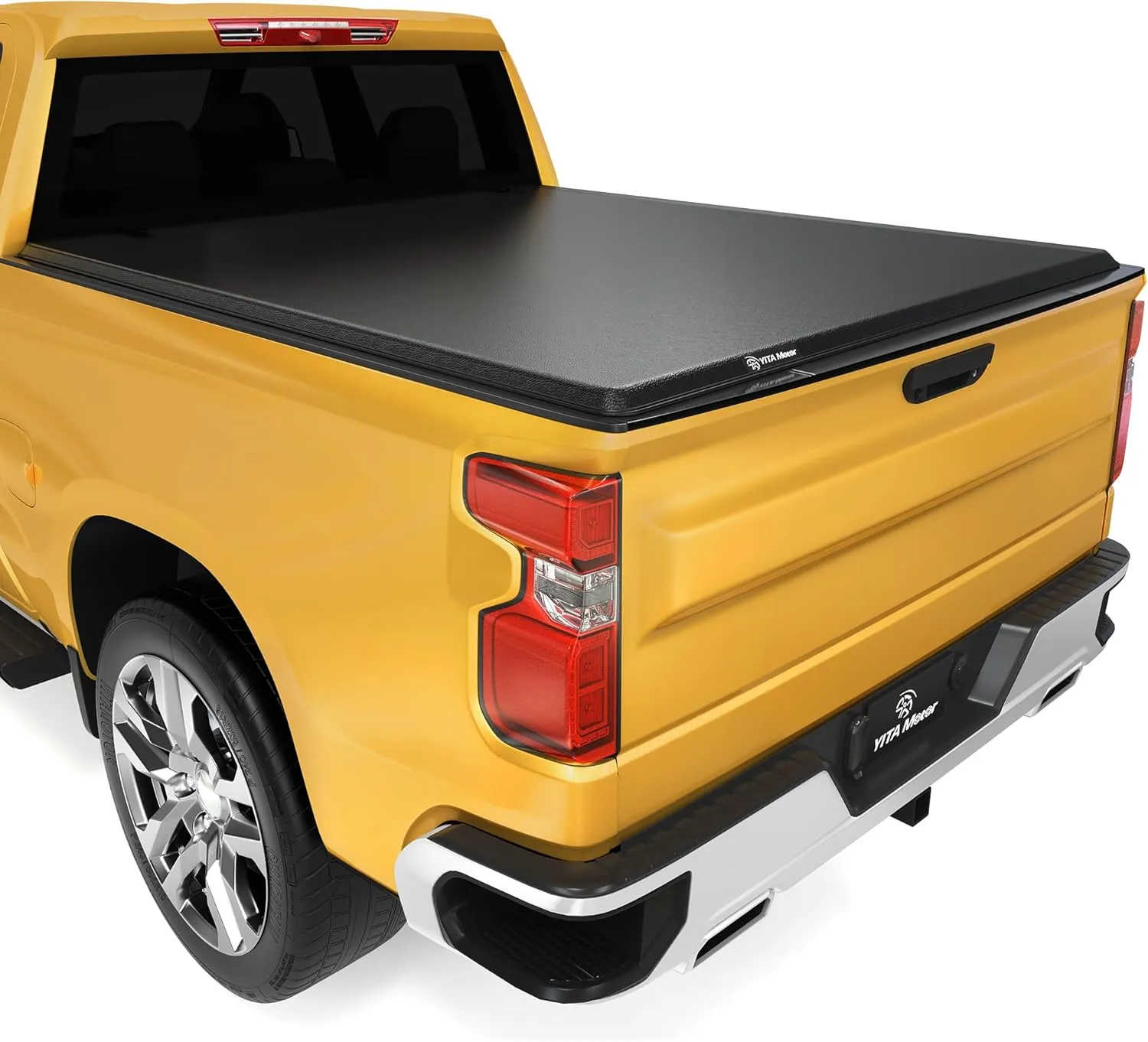 YITAMOTOR Soft Quad Fold Tonneau Cover for 2007-2026 Silverado Sierra 5.8ft