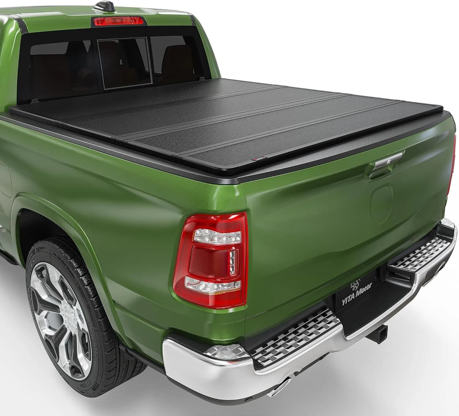 YITAMOTOR Hard Quad Fold Tonneau Cover for 2009-2026 Ram 1500 5.7' Bed | Aluminum Bed Cover