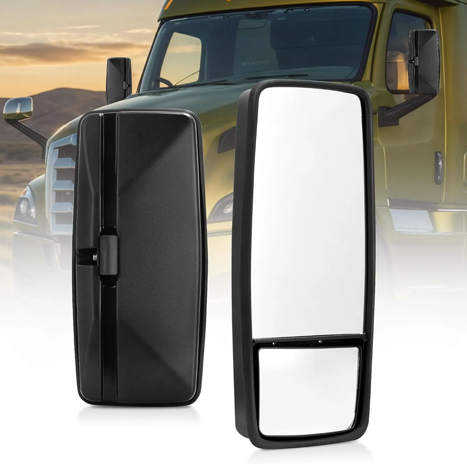 YITAMOTOR Right Mirror for 2008-2023 Isuzu NPR NQR NRR