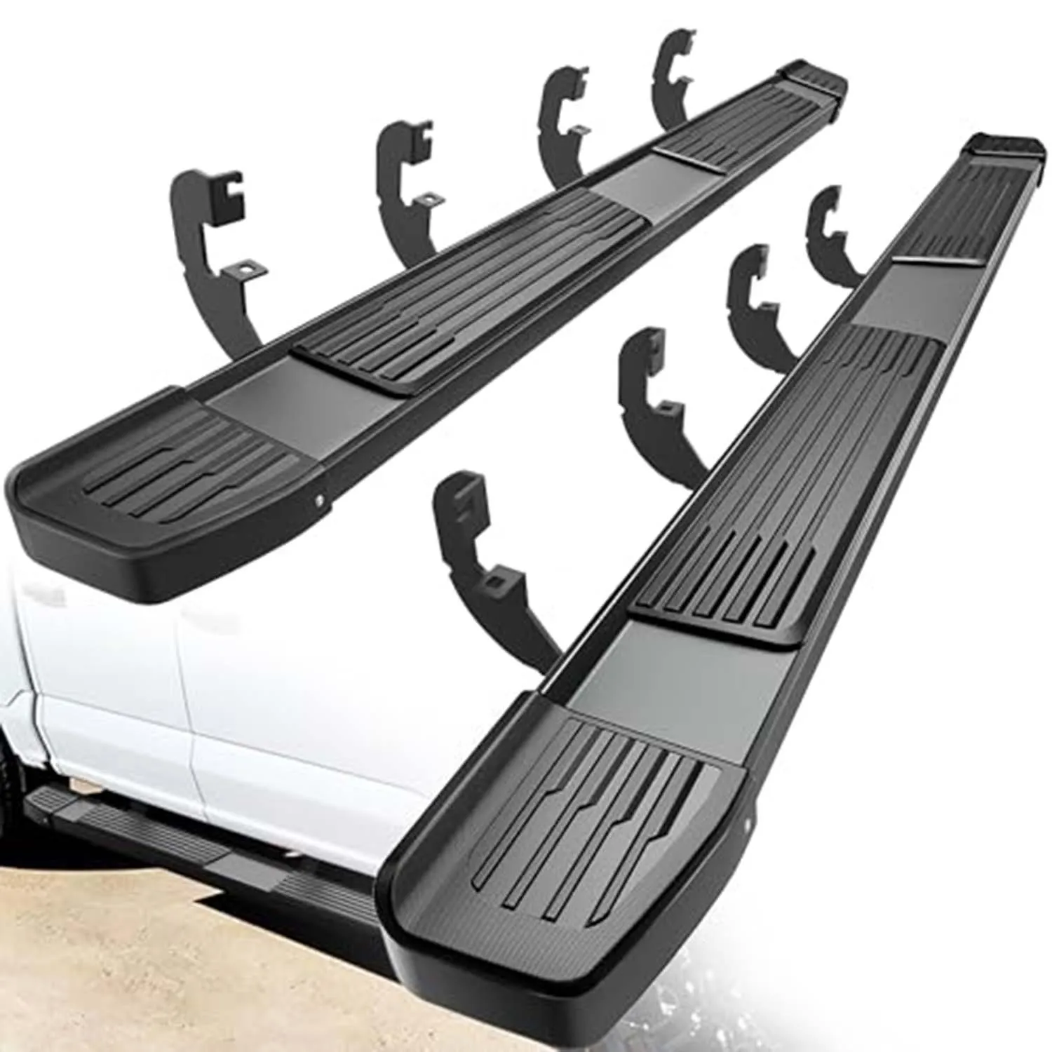 YITAMOTOR 6" Running Boards for 2019-2026 Chevy Silverado GMC Sierra Crew Cab | Stainless Steel Nerf Bars