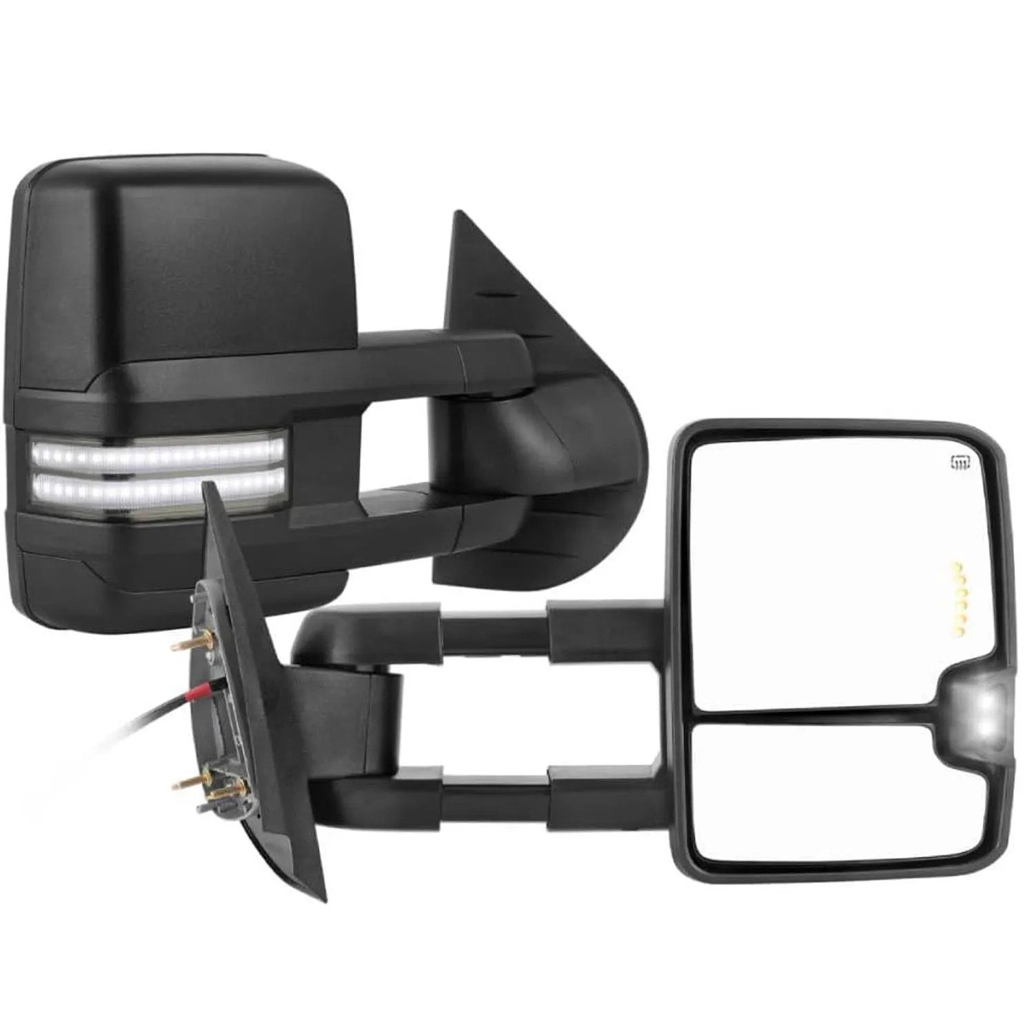 YITAMOTOR Tow Mirrors for 2007-2014 Silverado Sierra