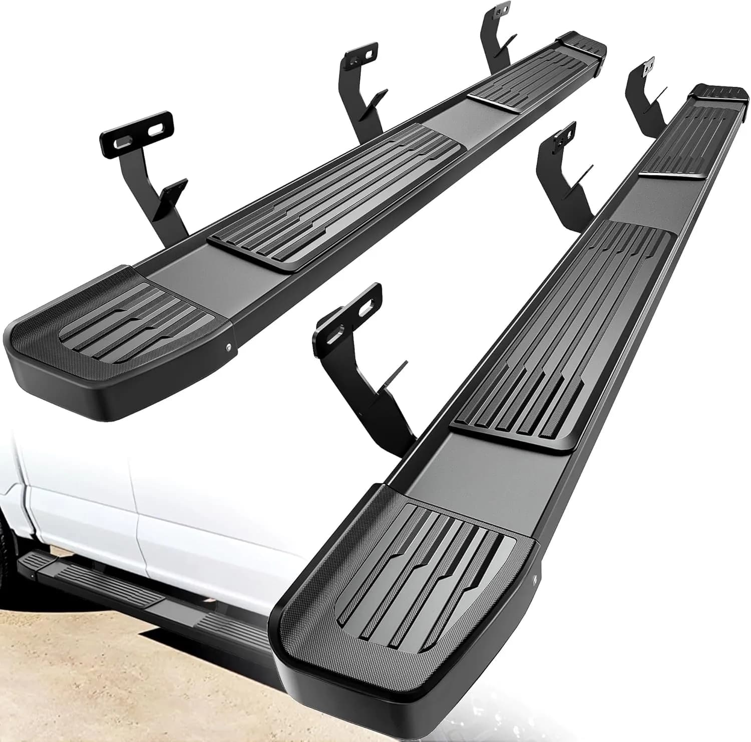 YITAMOTOR 6" Running Boards for 2009-2026 Ram 1500/2500/3500 Crew Cab Black
