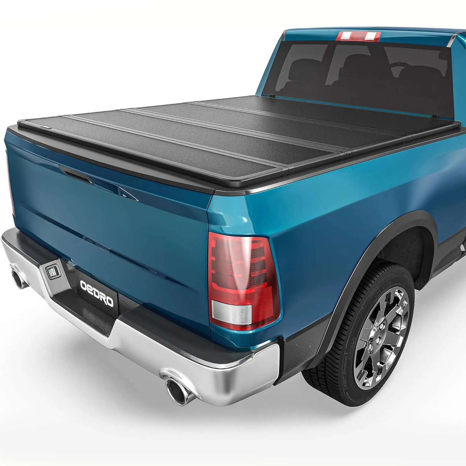 OEDRO FRP 6.9FT Hard 4-fold Truck Bed Quad Fold Tonneau Cover Fits to 2020-2026 Chevy Silverado/GMC Sierra 2500HD 3500HD w/o Multi-Flex Tailgate