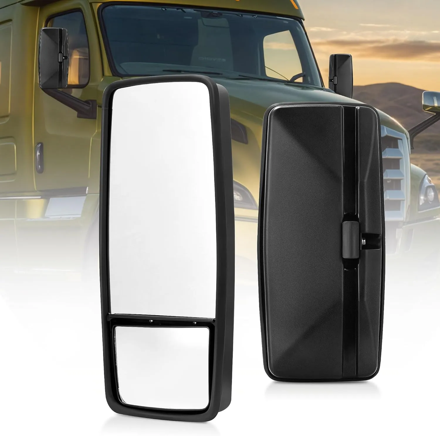 YITAMOTOR Left Mirror for 2008-2023 Isuzu NPR NQR NRR