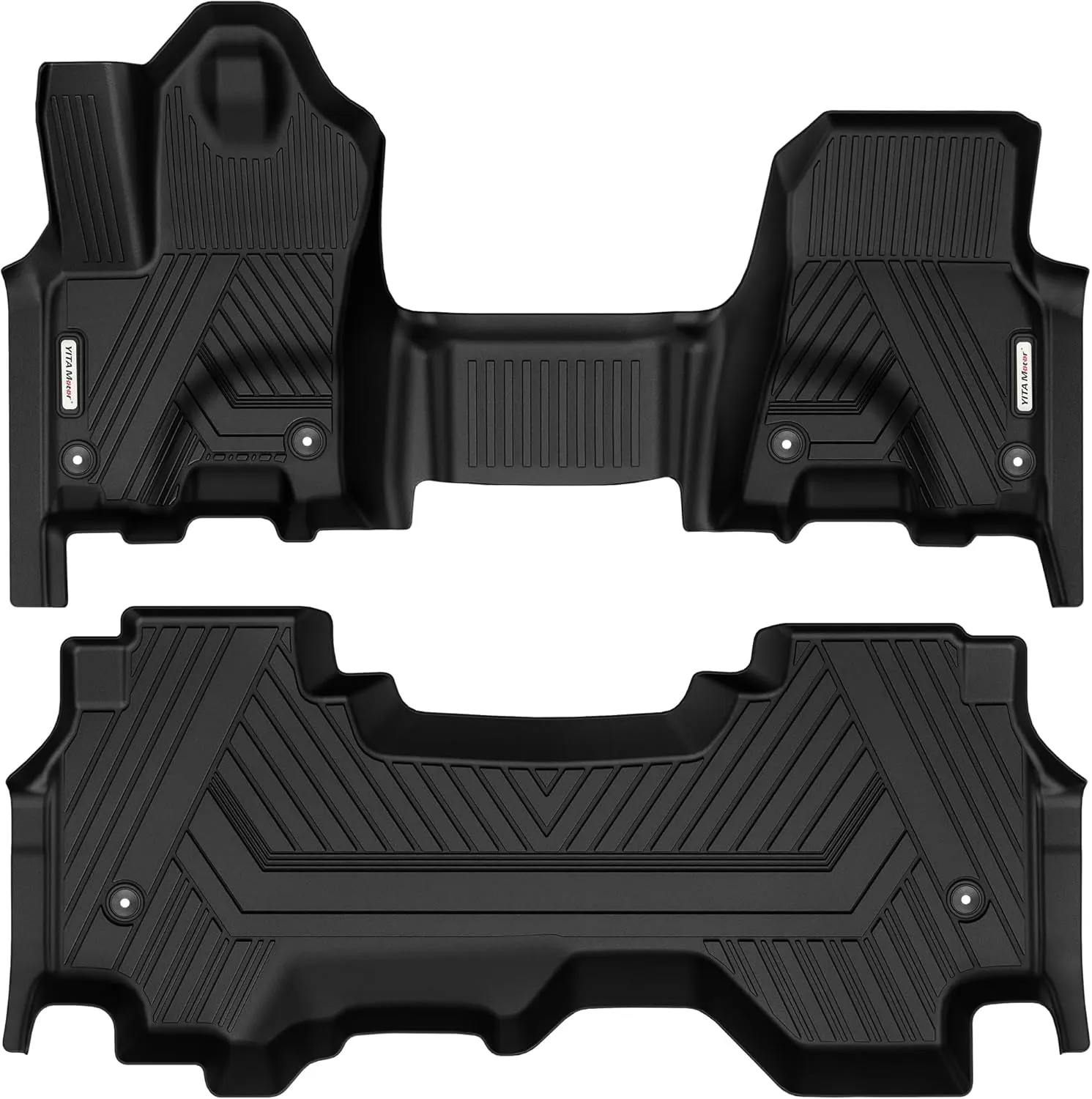 YITAMOTOR Floor Mats for 2025-2026 Ram 1500 Quad Cab Bench Seat All Weather