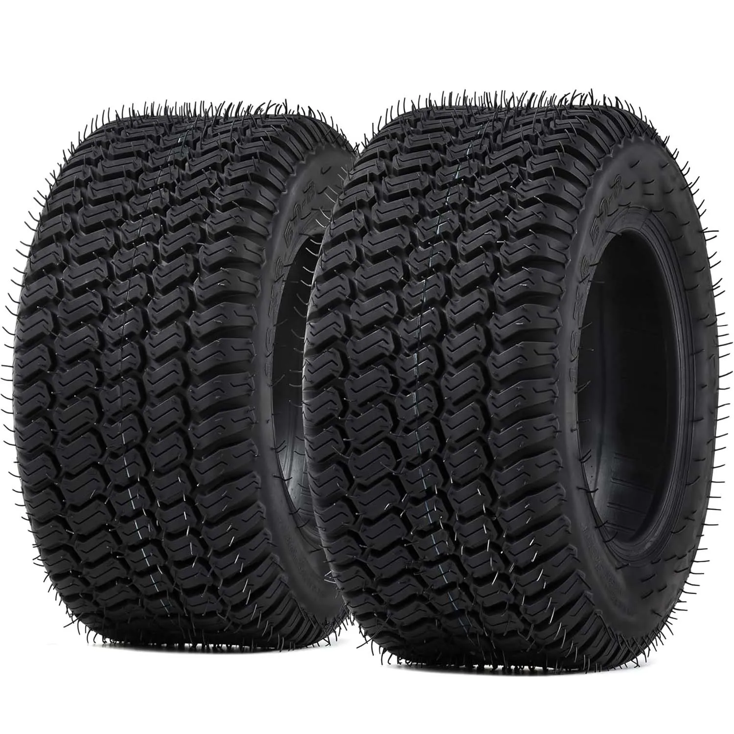 YITAMOTOR 16x6.50-8 Lawn Mower Tires, 4 Ply Turf Tires for Lawn Tractors, Riding Mowers, Golf Carts & Farm Equipment, Set of 2