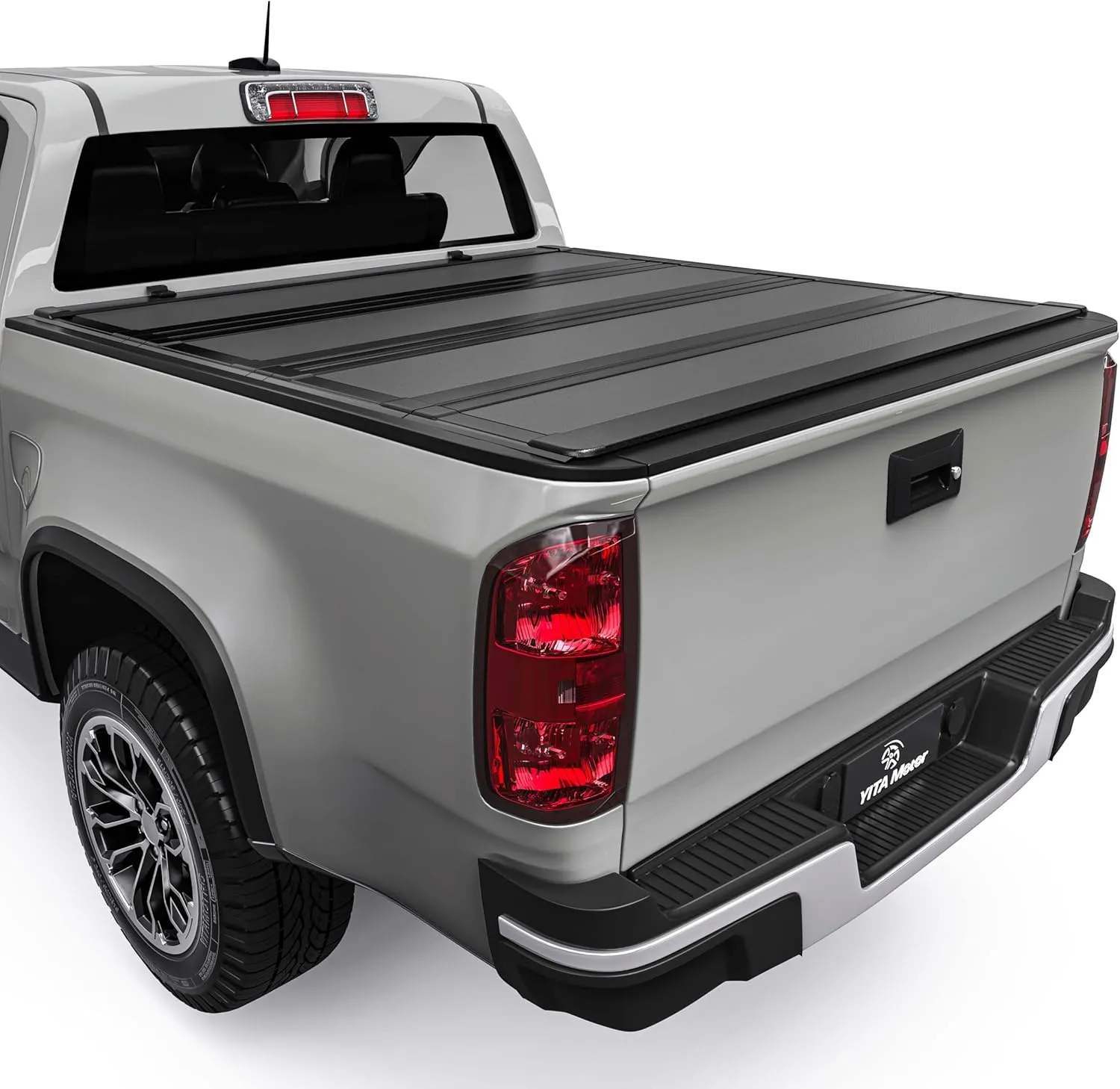 YITAMOTOR Low-Profile Hard Quad Fold Tonneau Cover for 2015-2026 Chevy Colorado GMC Canyon 5.2ft Bed