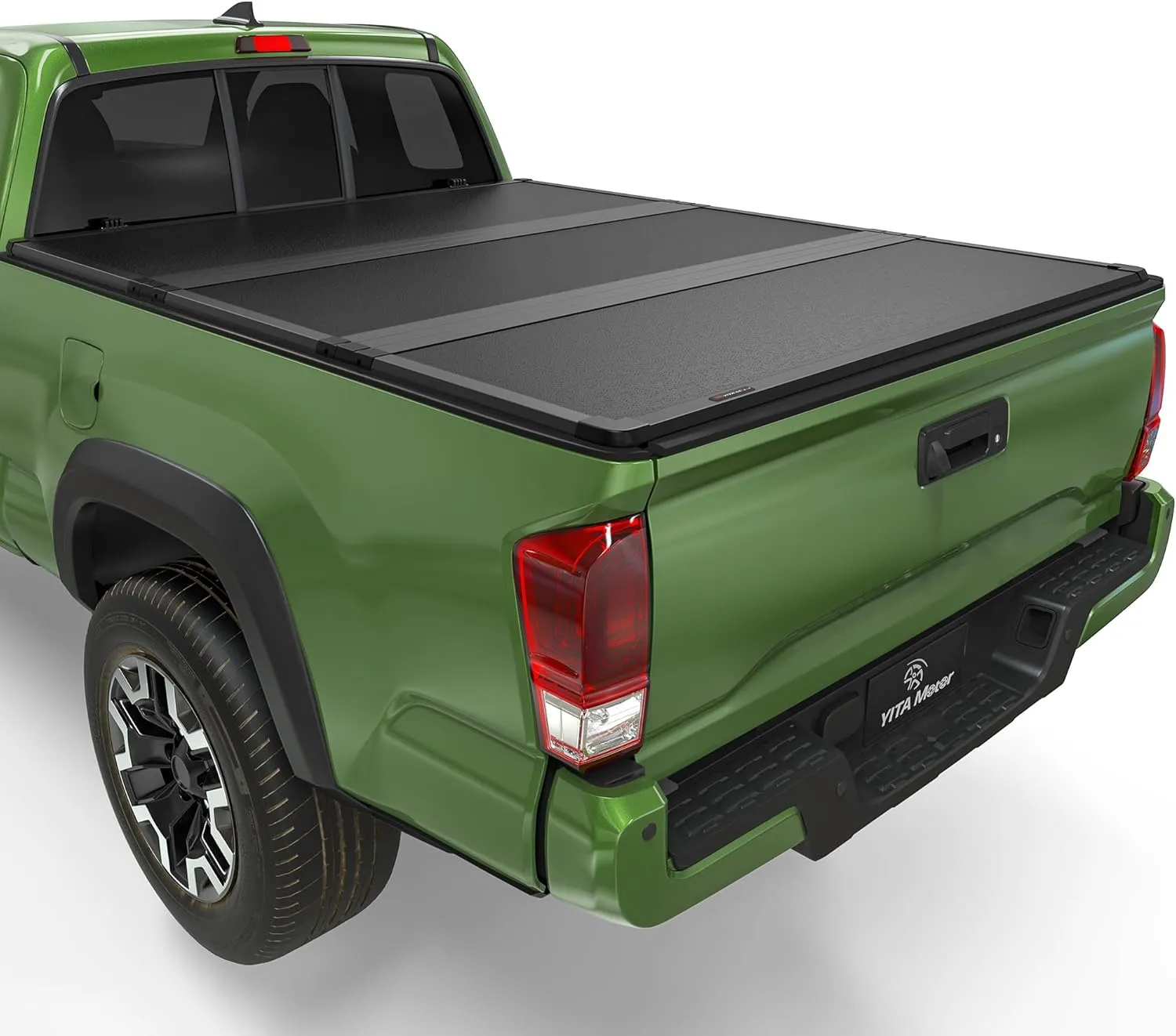 YITAMOTOR FRP Hard Tri-Fold Tonneau Cover for Toyota Tacoma 2005-2015 5ft Bed