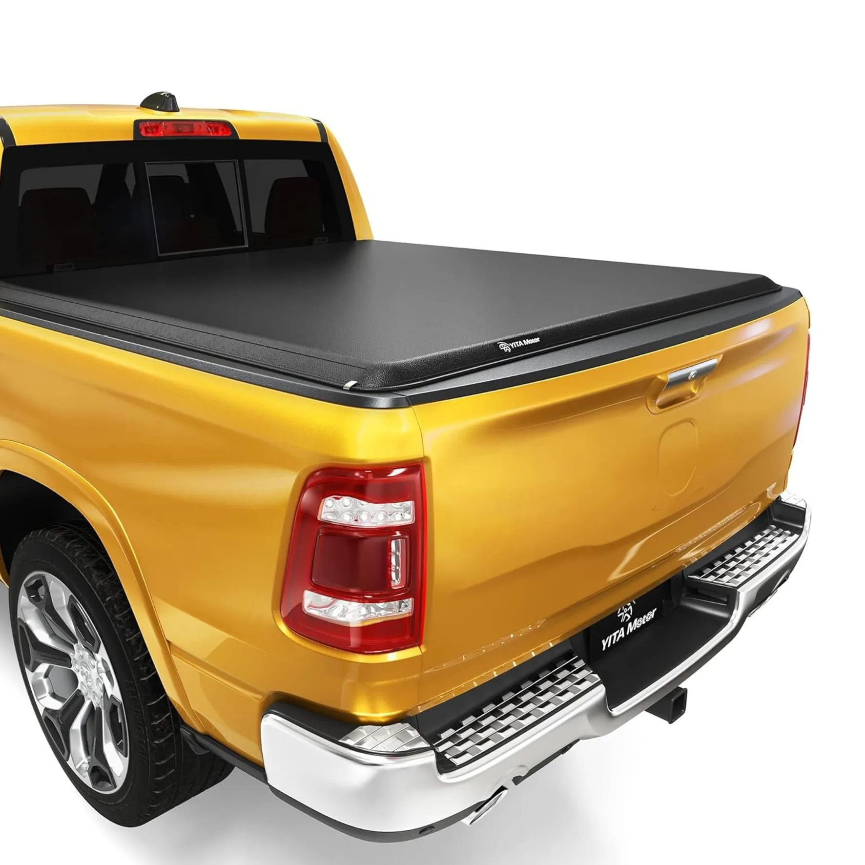 YITAMOTOR Soft Roll Up Tonneau Cover for 2019-2026 Dodge Ram 1500 5.7ft Bed Without Rambox Truck Bed Cover