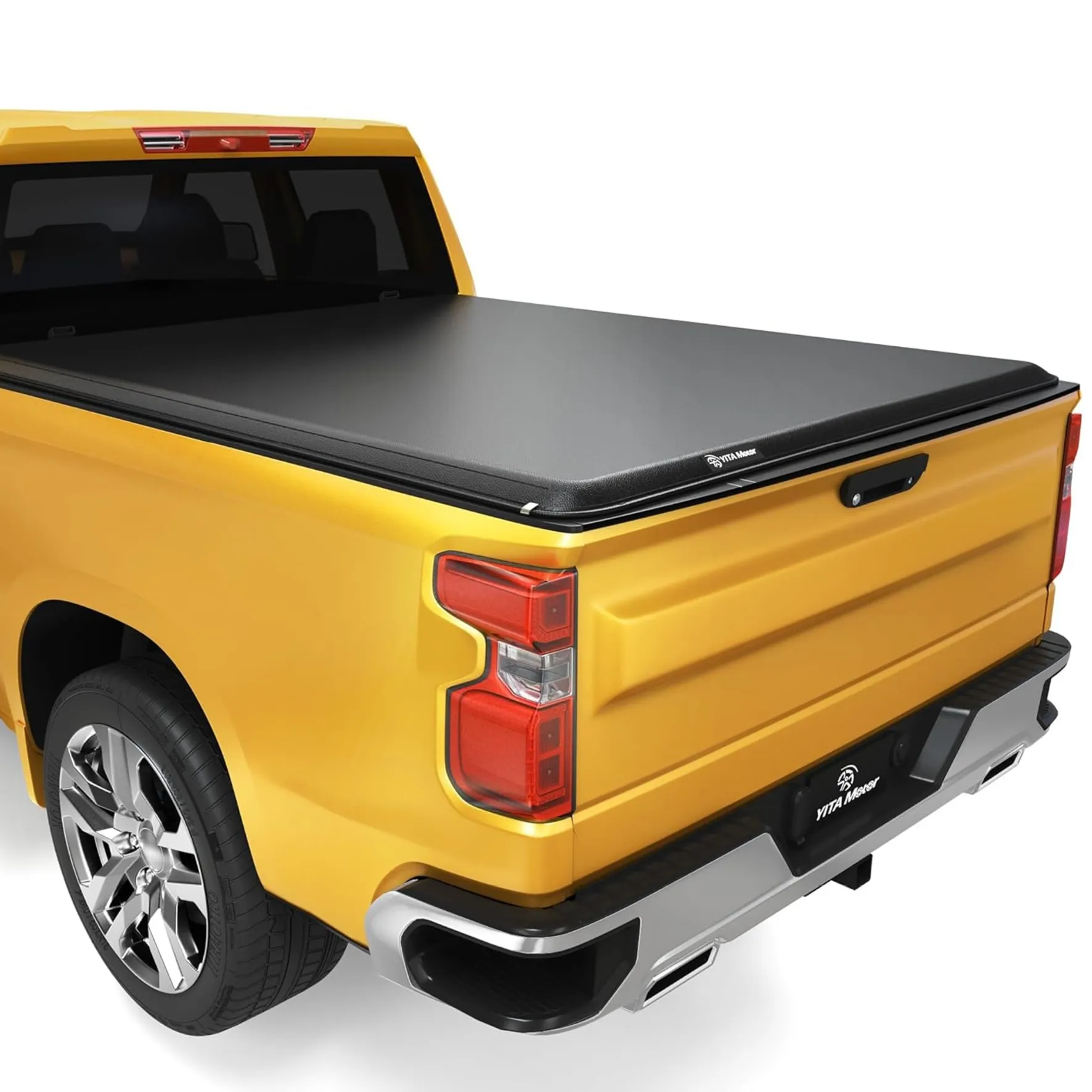 YITAMOTOR Soft Roll Up Tonneau Cover for 2019-2026 Chevy Silverado GMC Sierra 1500 6.6ft Bed, Waterproof Truck Cover