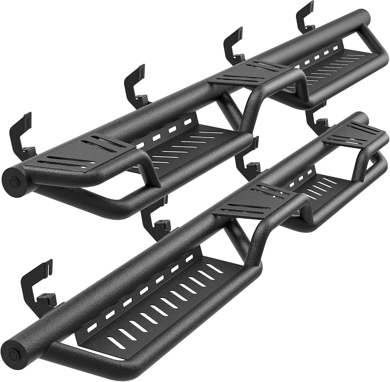 YITAMOTOR Running Boards for 2007-2019 Silverado Sierra Crew Cab Dual Step Nerf Bars