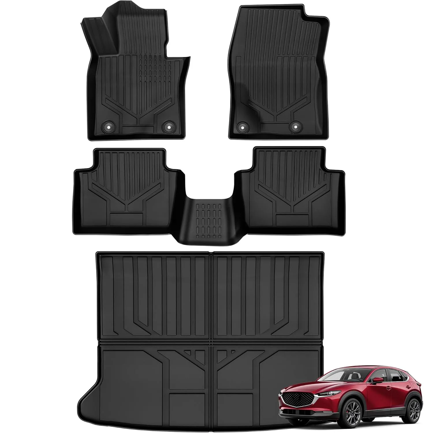 YITAMOTOR Floor Mats & Cargo Liner for Mazda CX-30 2020-2026 All Weather
