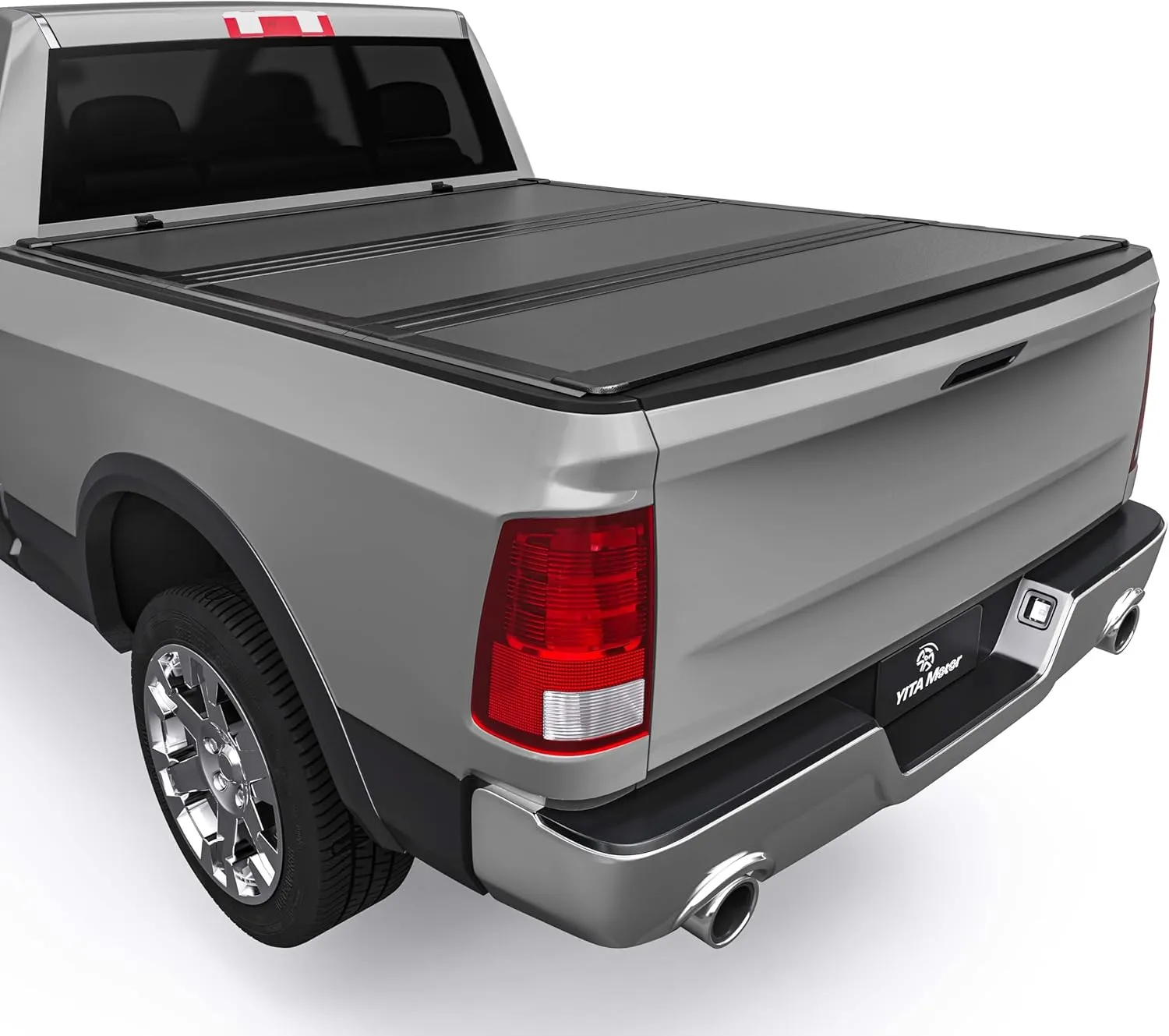 YITAMOTOR Low-Profile Hard Tri-Fold Tonneau Cover for Ram 1500 2019-2026 6.4ft Bed