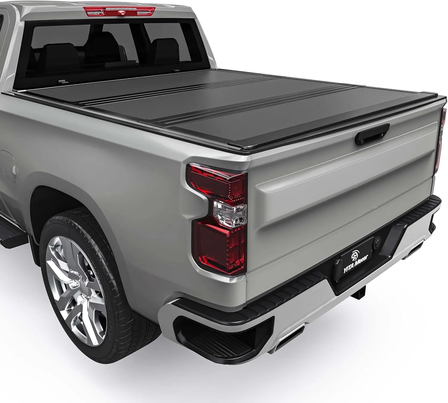 YITAMOTOR Low-Profile Hard Tri-Fold Tonneau Cover for 2019-2026 Silverado Sierra 1500 5.8 Ft Bed