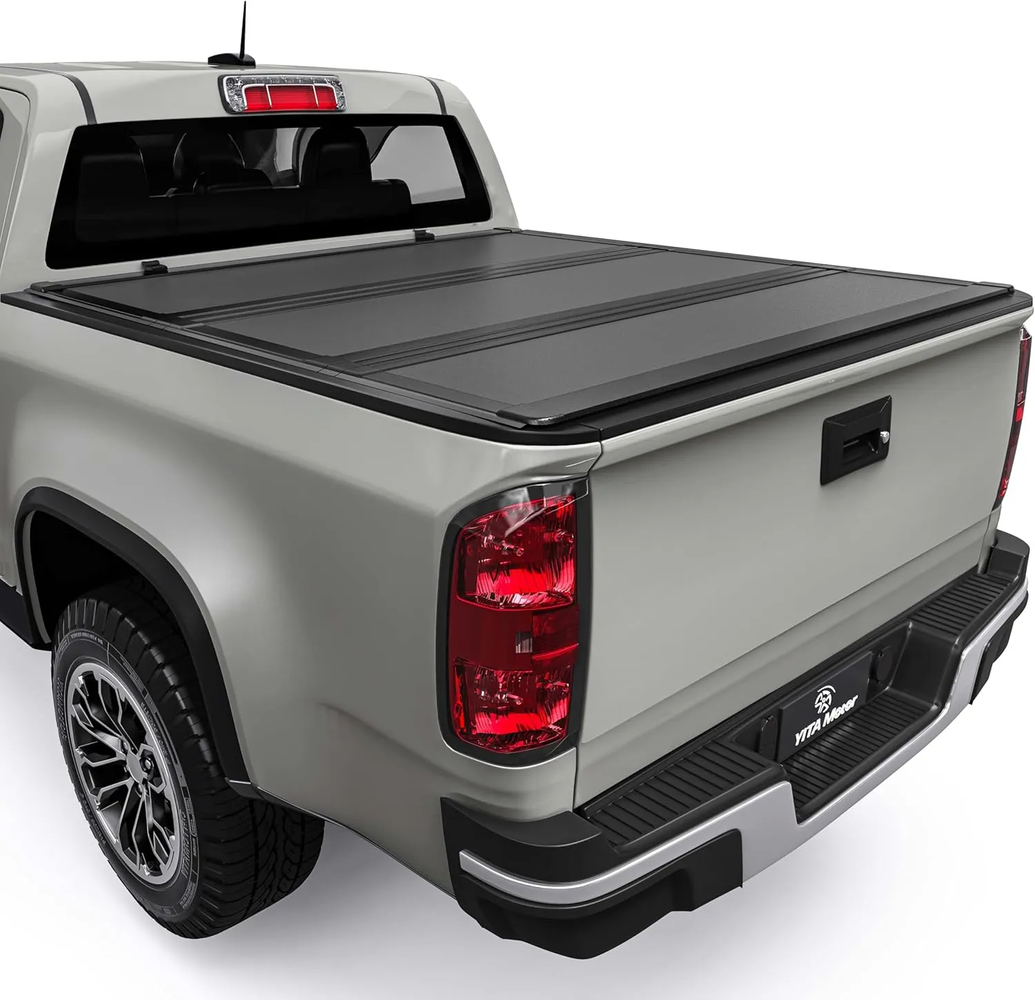 YITAMOTOR Low-Profile Hard Tri-Fold Tonneau Cover for 2015-2026 Chevy Colorado & GMC Canyon 5.2ft Truck Bed Cover