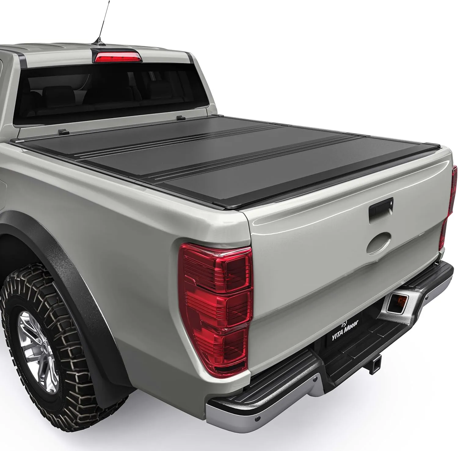 YITAMOTOR Low-Profile Ford Maverick Hard Tri-Fold Tonneau Cover 2022-2026 4.5ft Bed