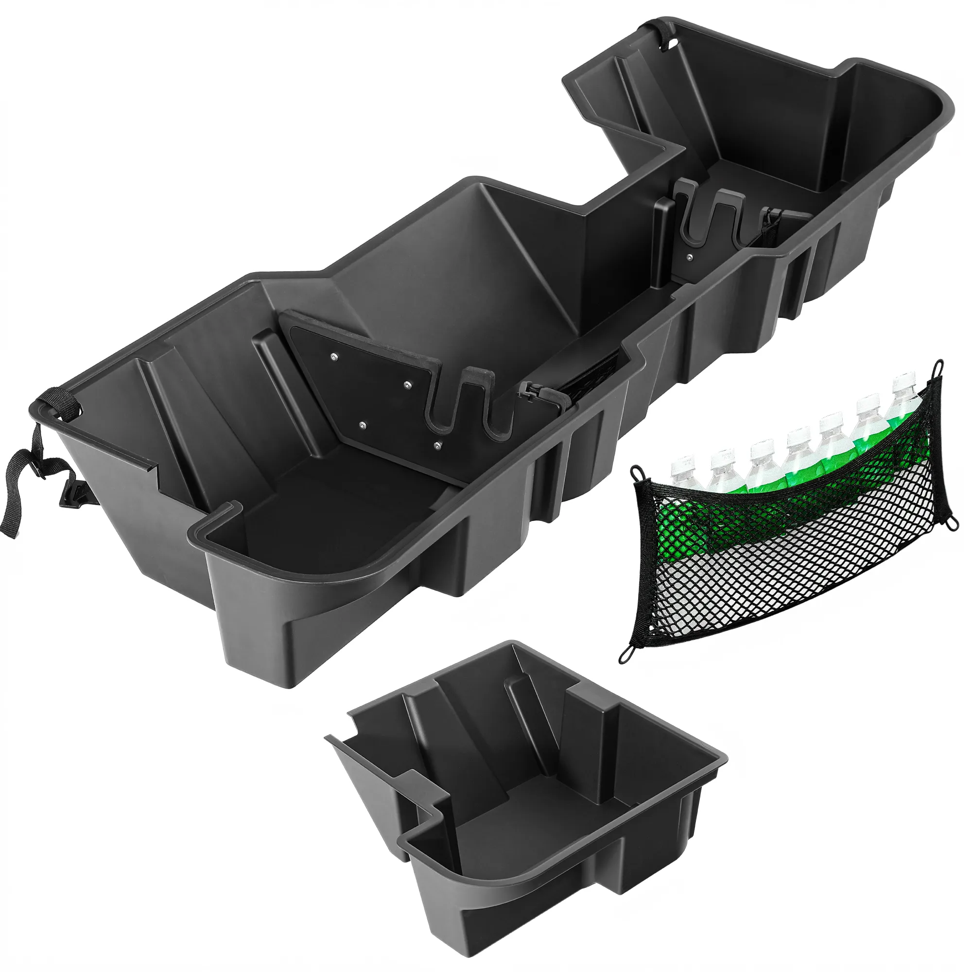 OEDRO Under Seat Storage fits 2019-2026 Dodge Ram 1500 Crew Cab New Body Style (Not for Classic), Upgraded Rear Underseat Storage Truck Organizer