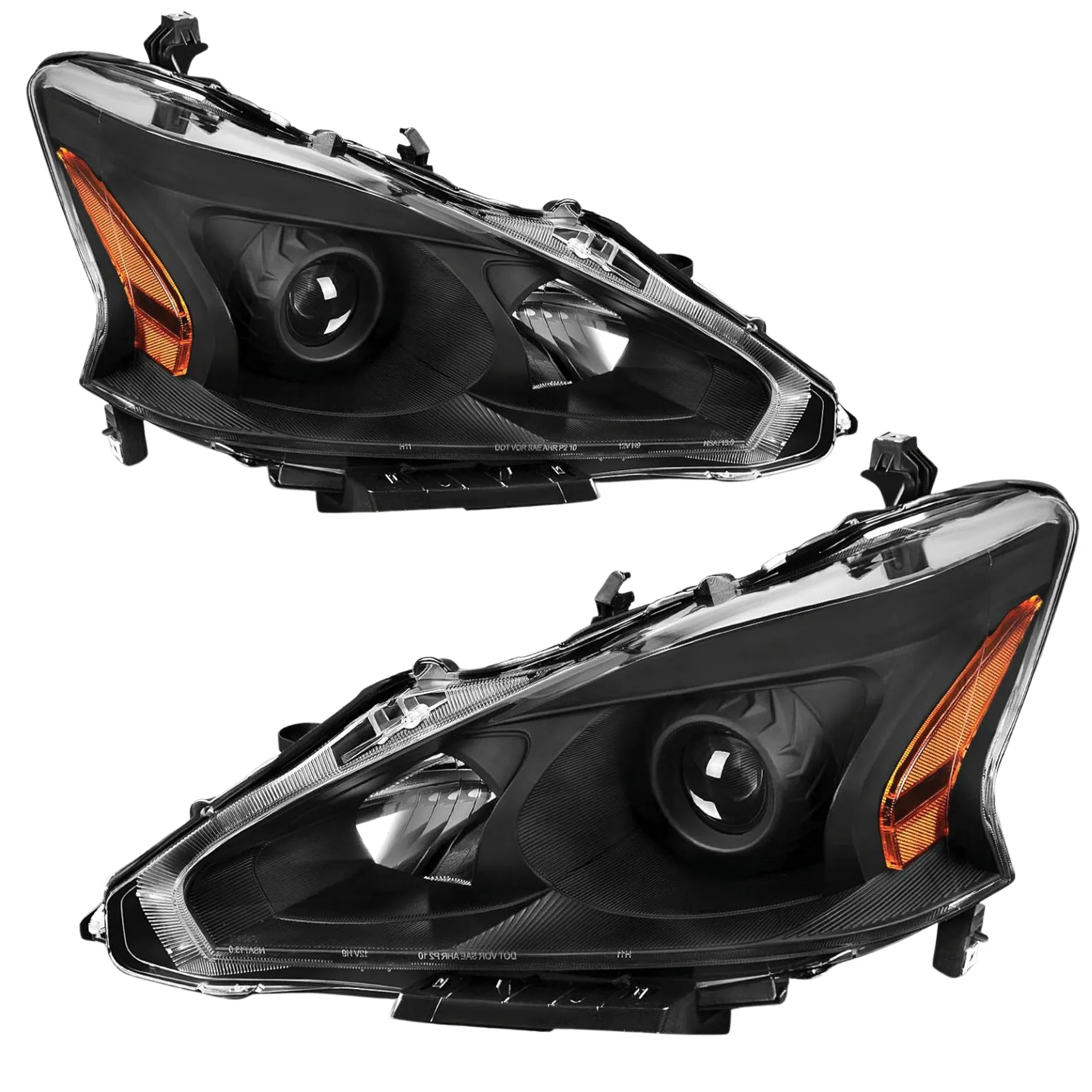 YITAMOTOR Projector Headlights for 2013-2015 Nissan Altima 4-Door Sedan, H9/H11, Pair