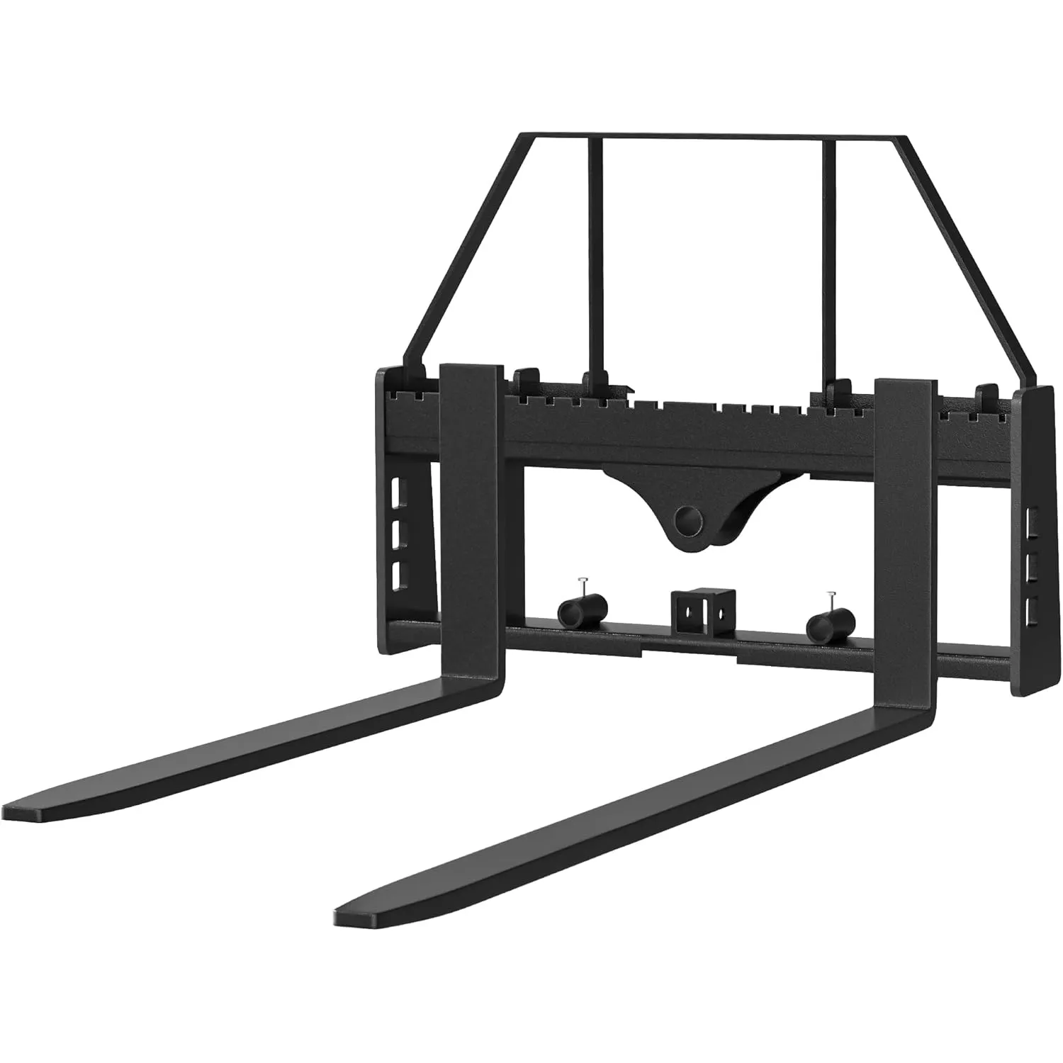YITAMOTOR 2500lbs Skid Steer Pallet Fork Attachment, 42" Fork Blades Quick Tach Loader Forks