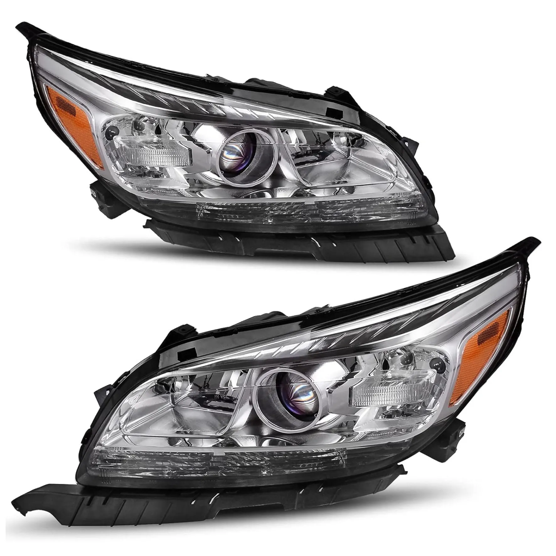 YITAMOTOR Projector Replacement Headlights for 2013-2015 Chevy Malibu & 2016 Malibu Limited, Driver & Passenger Pair