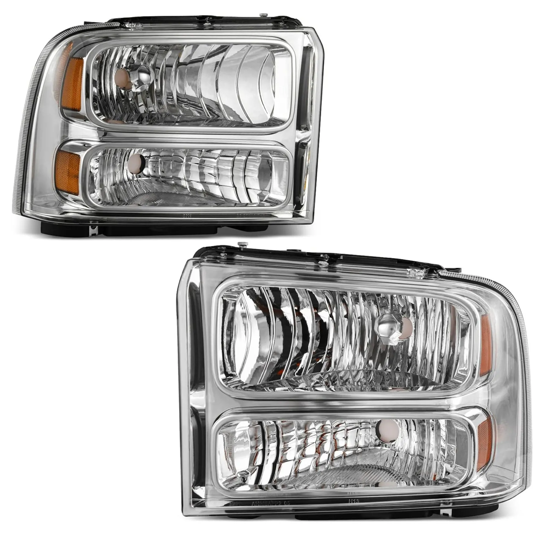 YITAMOTOR® 05-07 Ford F250 F350 F450 F550 Super Duty/ 05 Ford Excursion Headlight Assembly OE Projector Headlamp