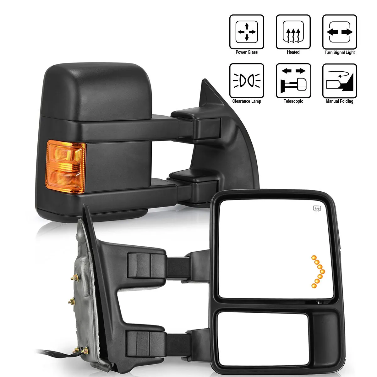 YITAMOTOR Tow Mirrors for 2008-2016 Ford F250 F350 F450 F550